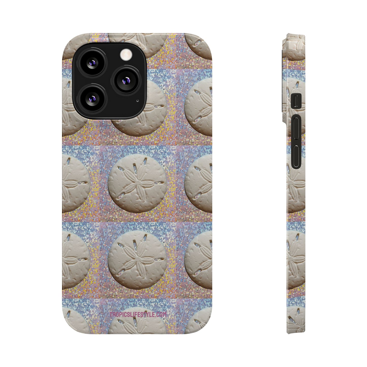 Slim Phone Cases - Disco Sand Dollar