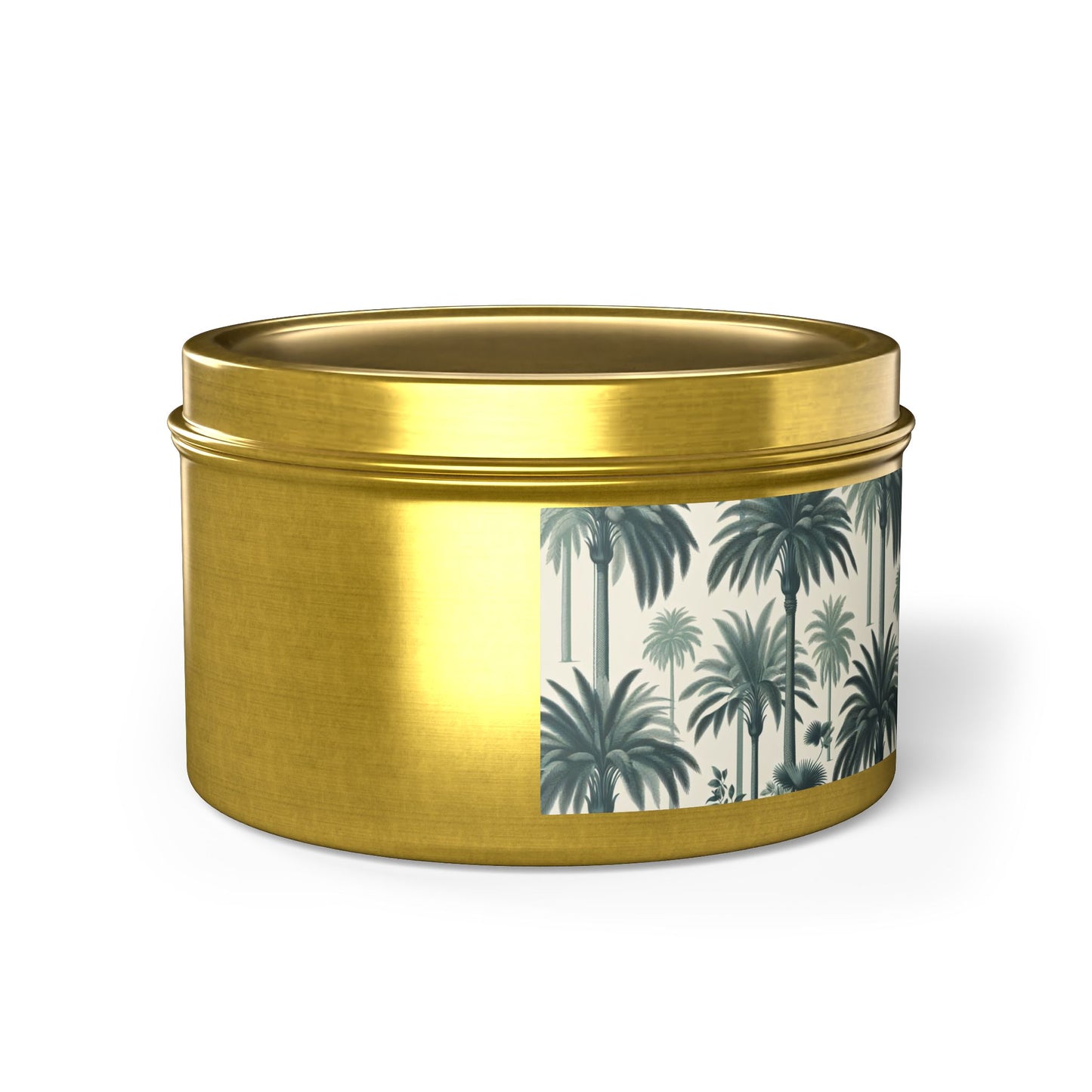 Tin Candles, 2 sizes, 3 tin colors - High Five Palms