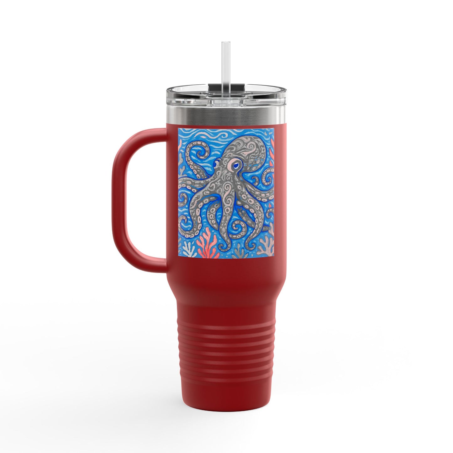 Kraken Joe/Slate Insulated Travel Mug - 40oz - Perfect for Outdoor Adventures