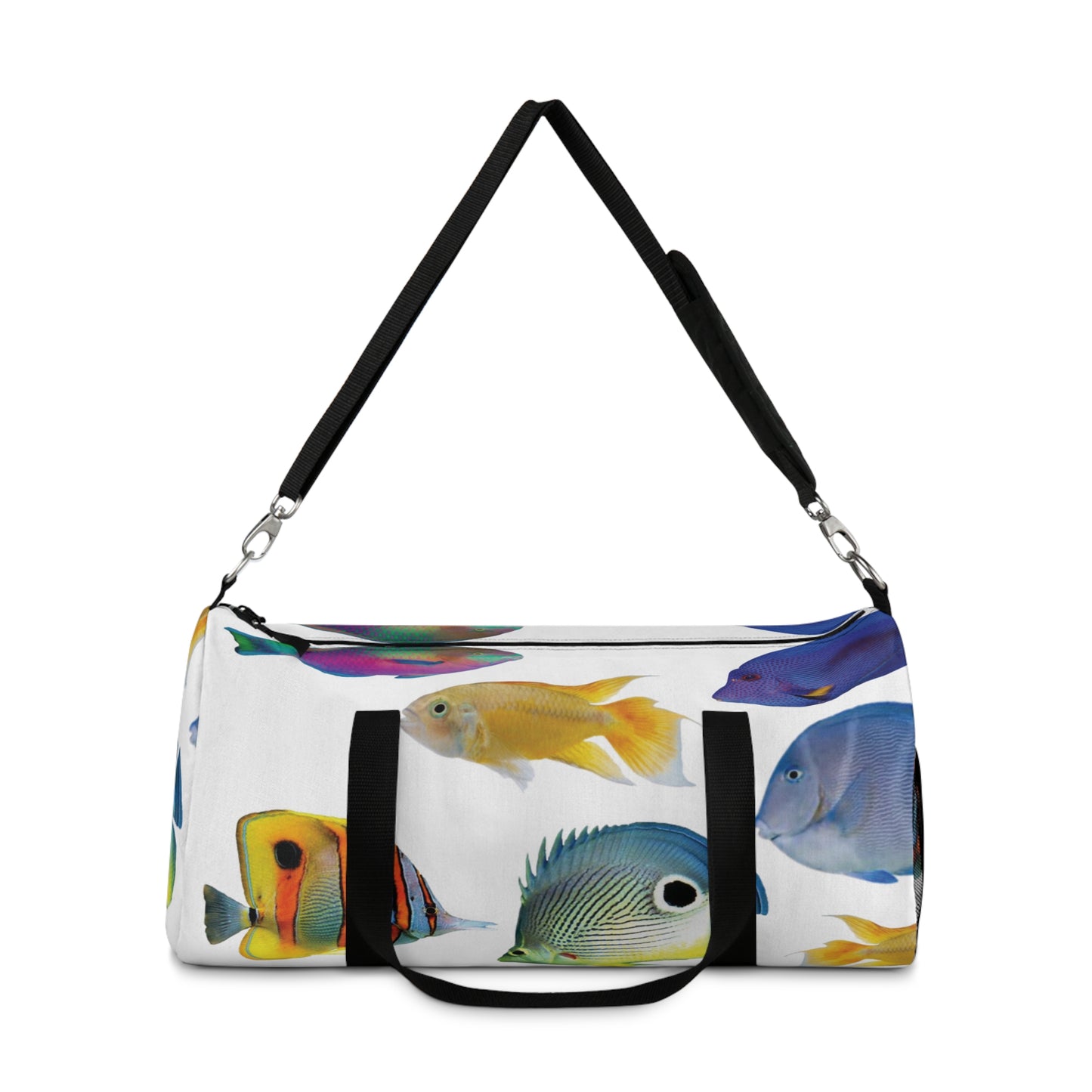 Tropical Rainforest Duffel Bag - Perfect for Travel and Gym / School of Fish