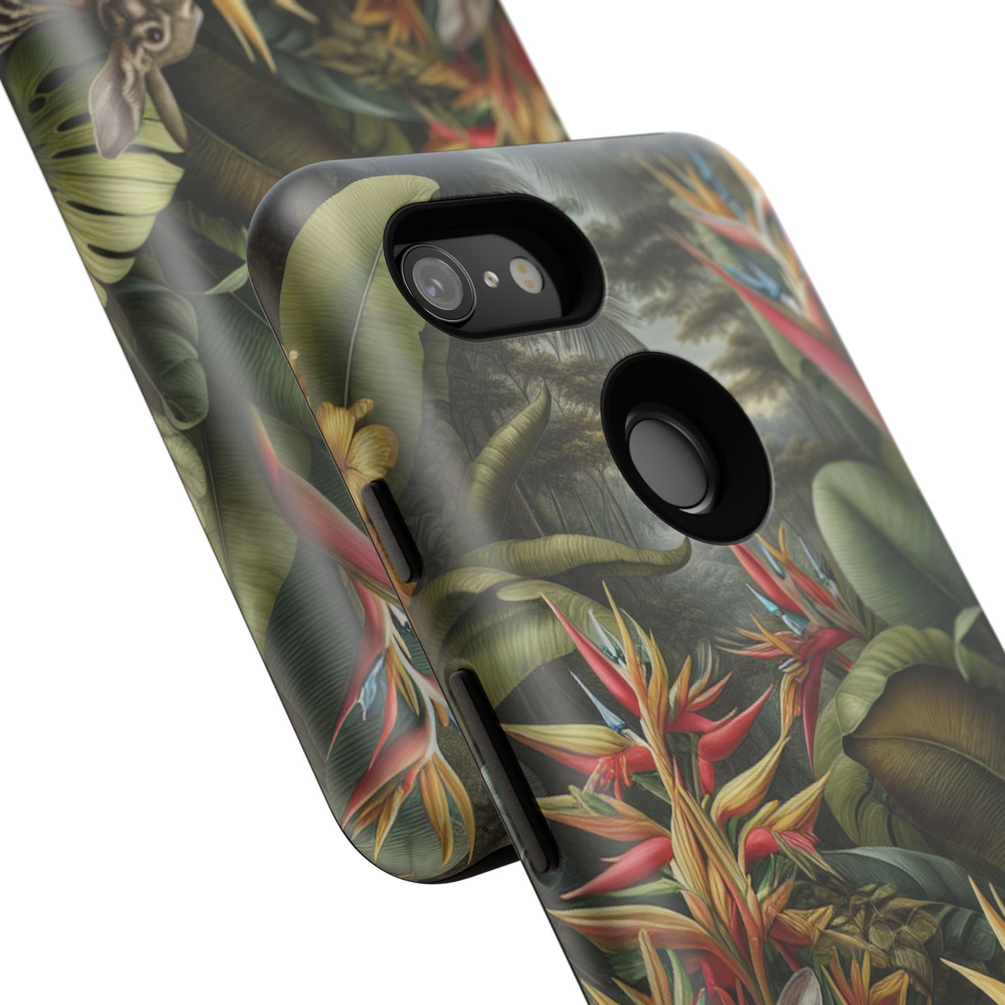 Rainforest Rabbit Outing Phone Case - Tough Cases with Summer Vibe