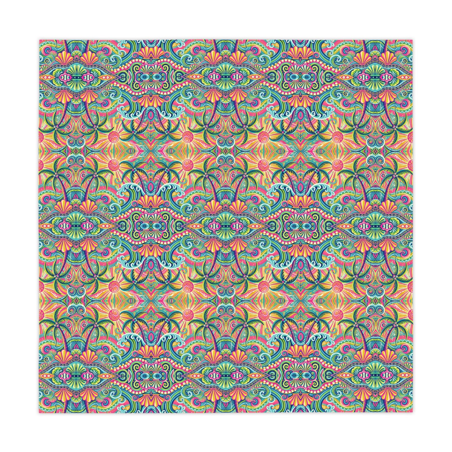 Kaleido Bay Square Tablecloth, 55" x 55"