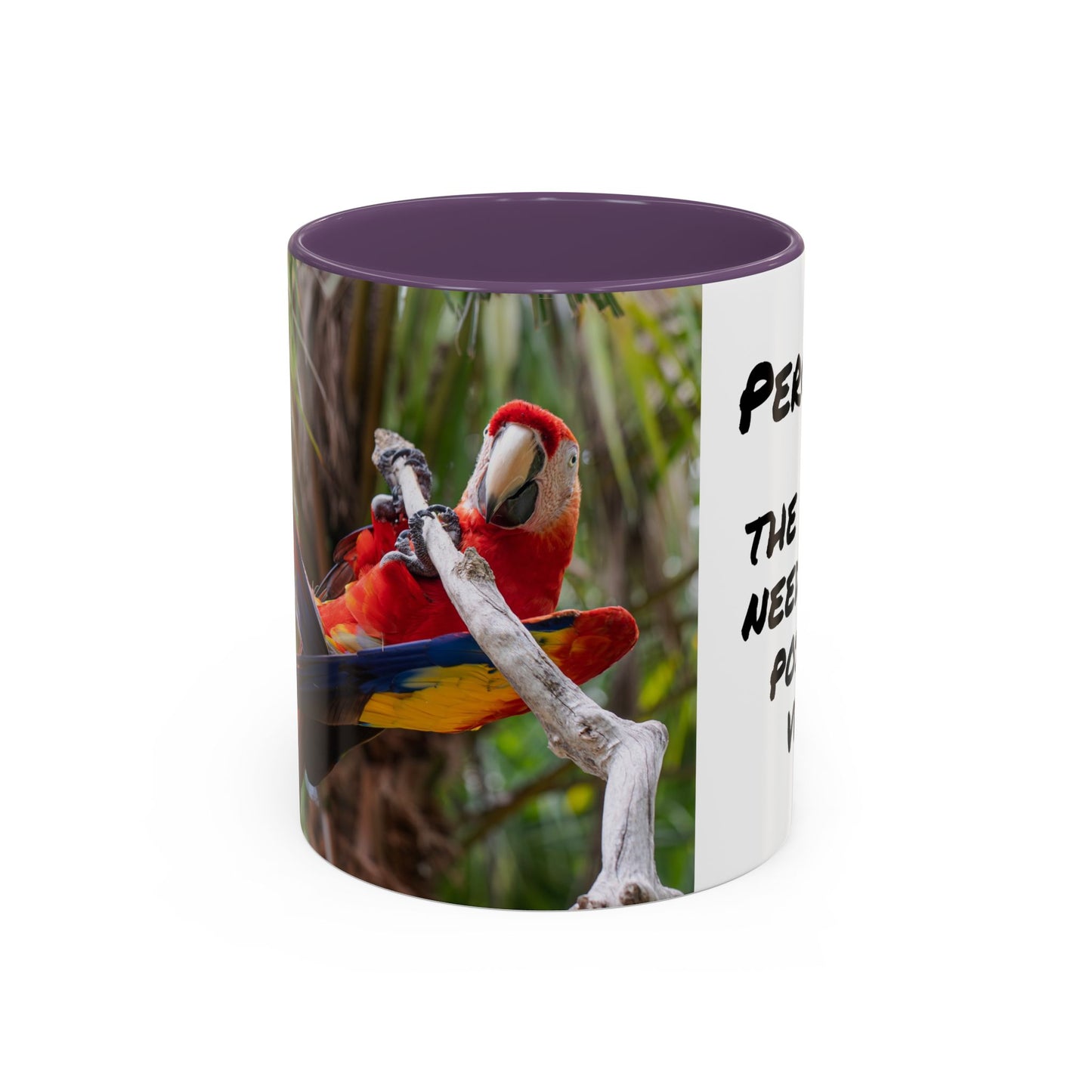 Parrot Accent Coffee Mug (11, 15oz), 8 Colors - Perch Up!