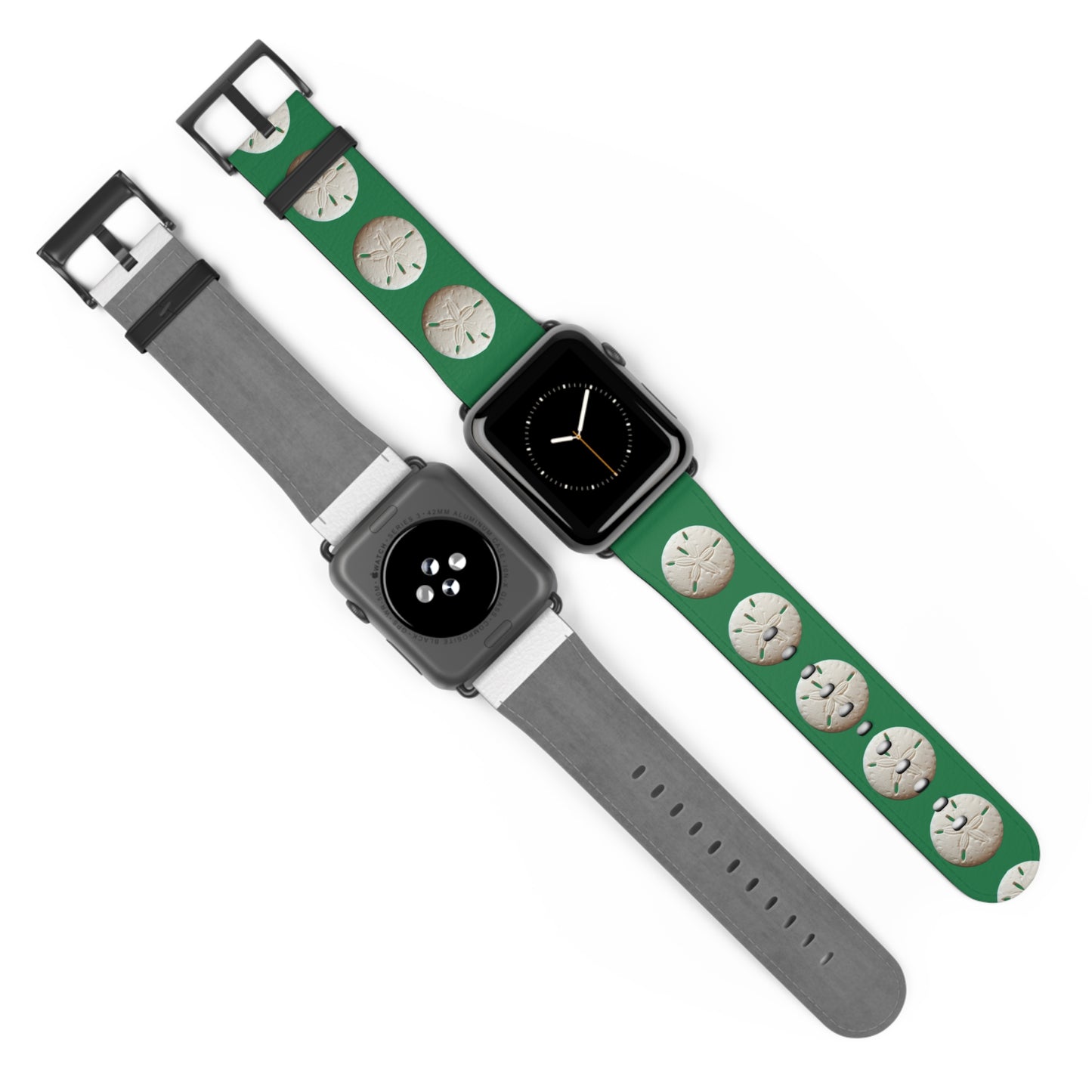 Apple Watch Band - Sand Dollar Parade, dark green