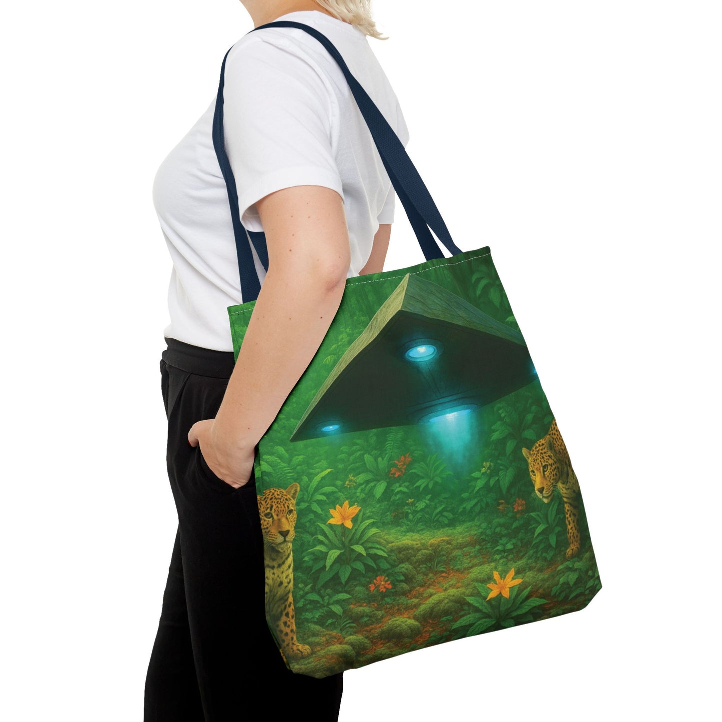 UFO and Jaguars Tote Bag - 3 Sizes