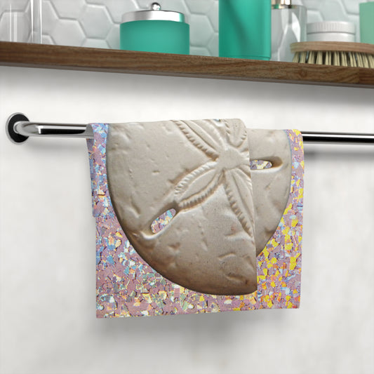 Copy of Face Towel - Disco White Sand Dollar