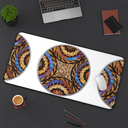Tropical Mouse Pad/Desk Mat, 3 Sizes - Rainforest Design, Perfect for Home Office / Real Butterfly Wing Art