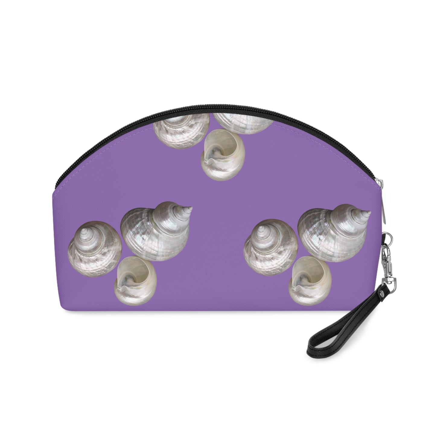 Makeup Bag - White Nautilus Trio. lt. purple