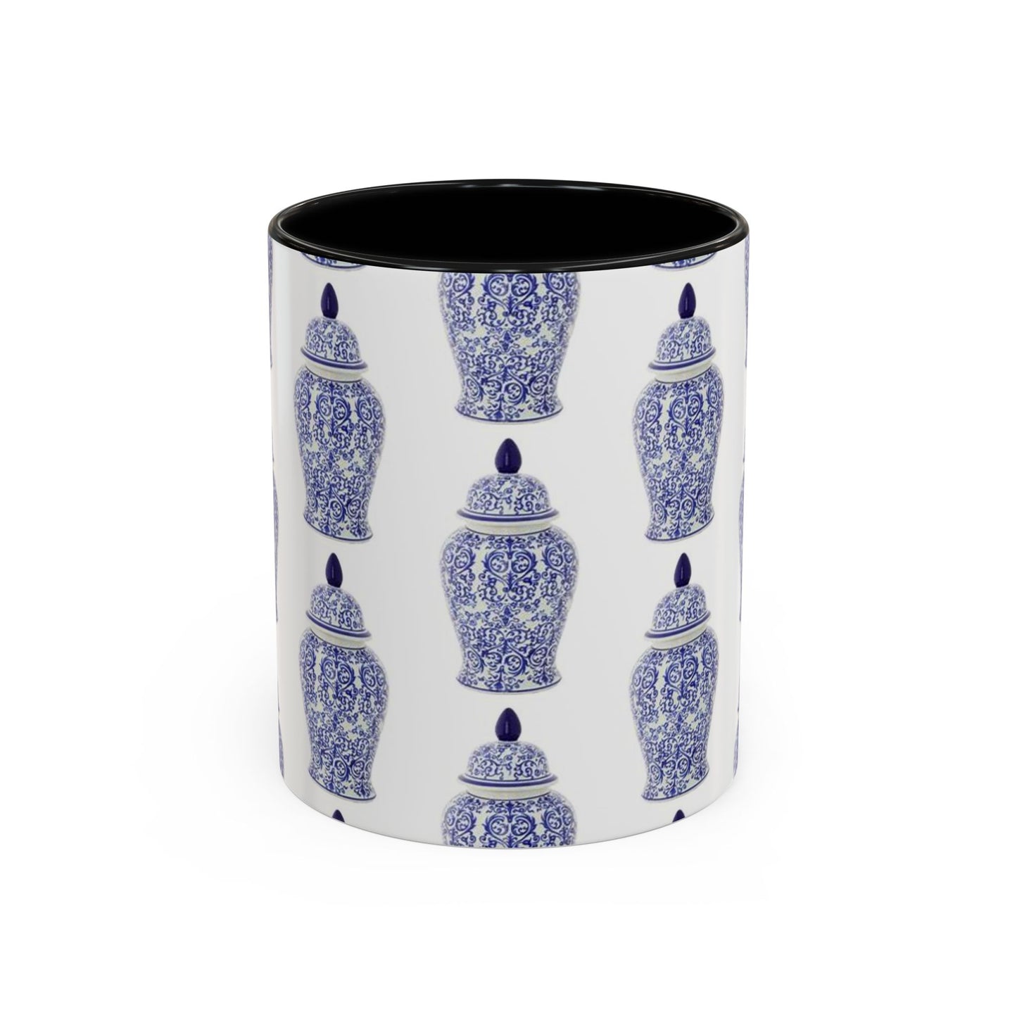 Accent Coffee Mug (11, 15oz), Blue Ginger Jar, Various Colors