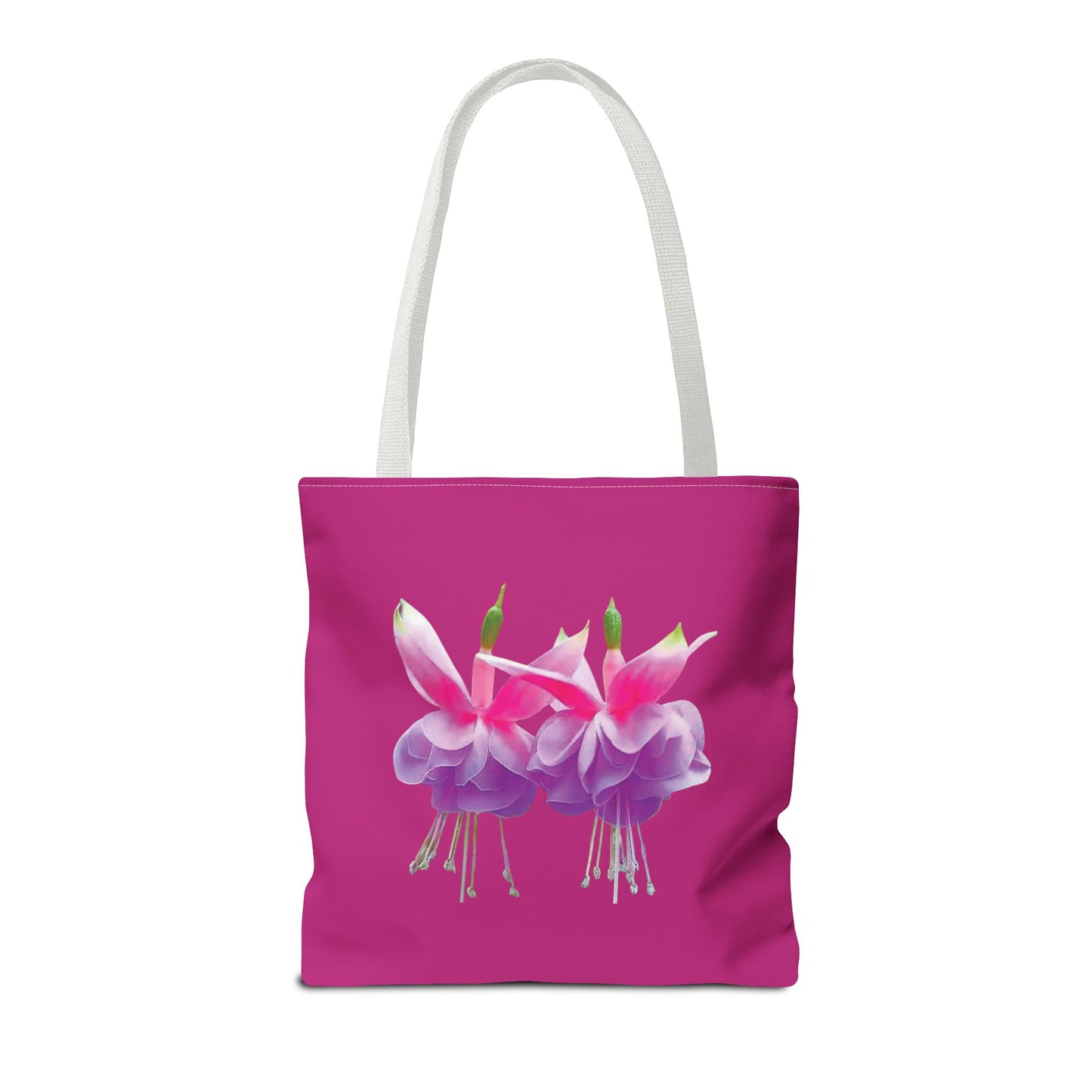 Tropical Real Two Fuchsias/Pink Tote Bag - 3 Sizes