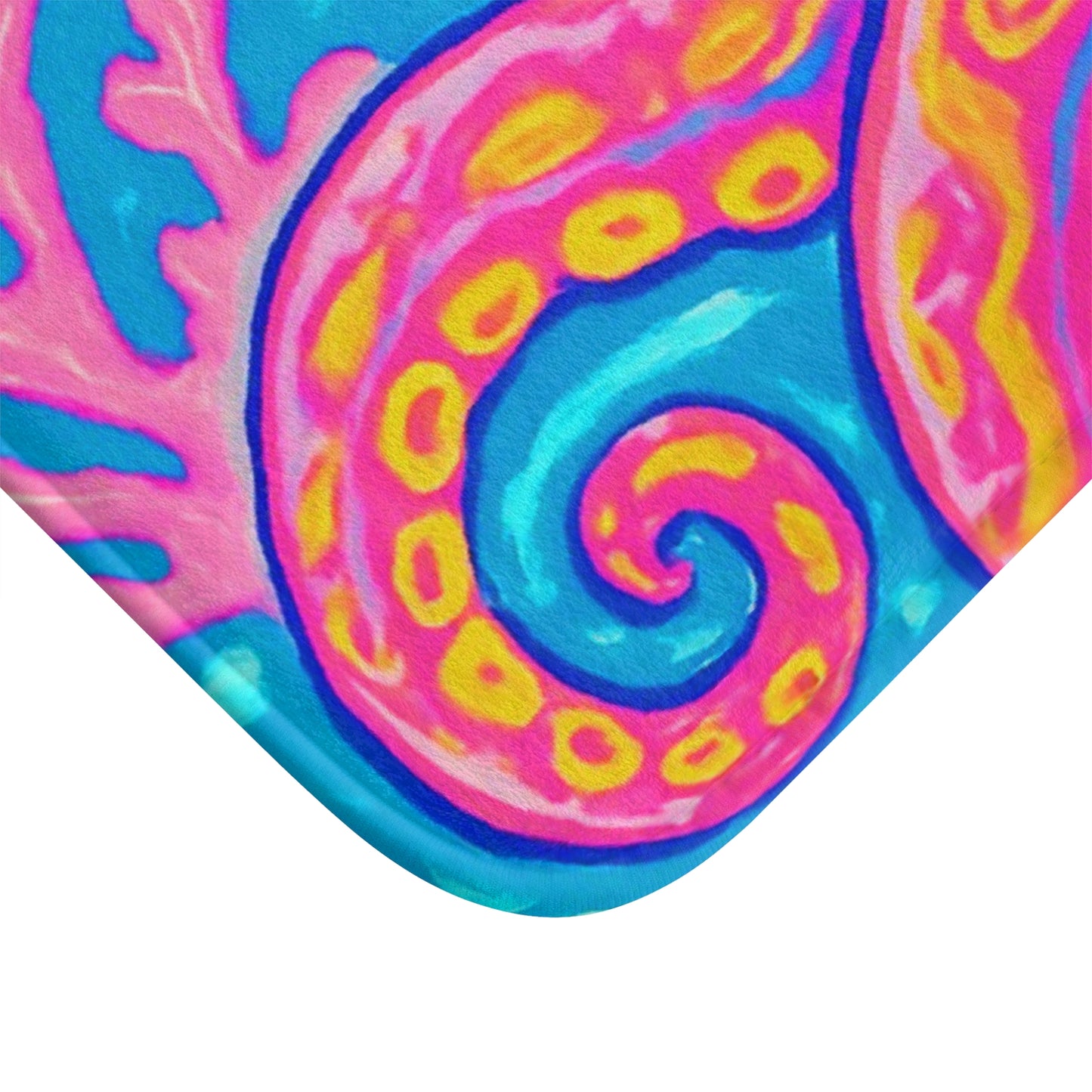 Kraken Joe Bath Mat, 2 Sizes - Tropical Octopus Vibes for Home Decor