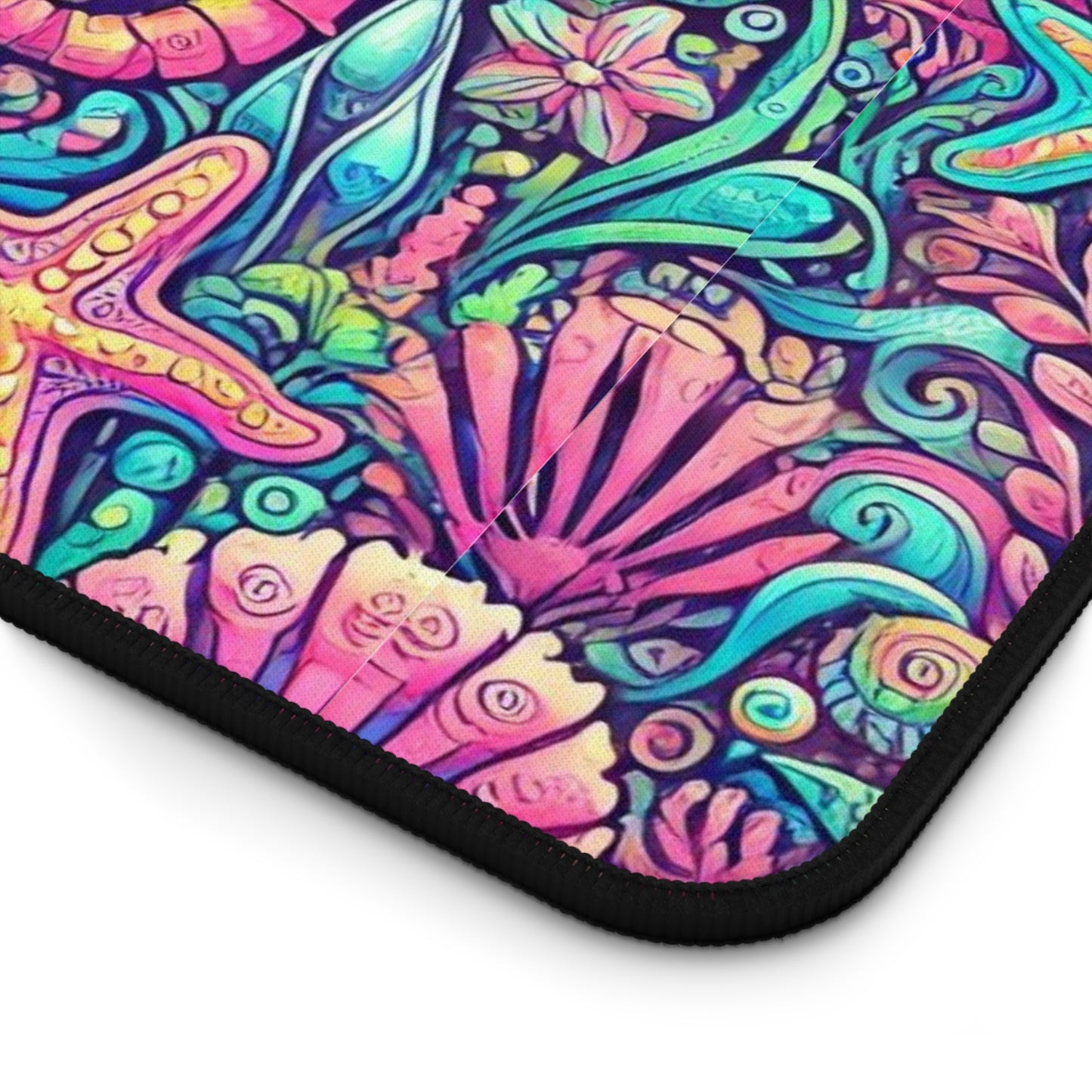 Tropical Mouse Pad/Desk Mat, 3 Sizes - Perfect for Home Office / Seahorses, Pop