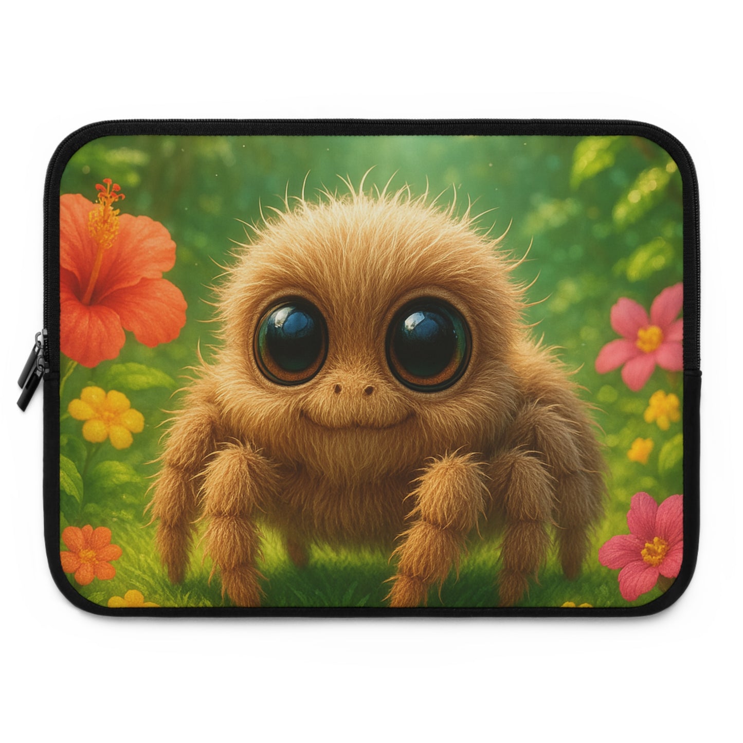 Tropical Laptop Sleeve, 5 Sizes - Perfect for Beach Lovers & Students / Baby Spider