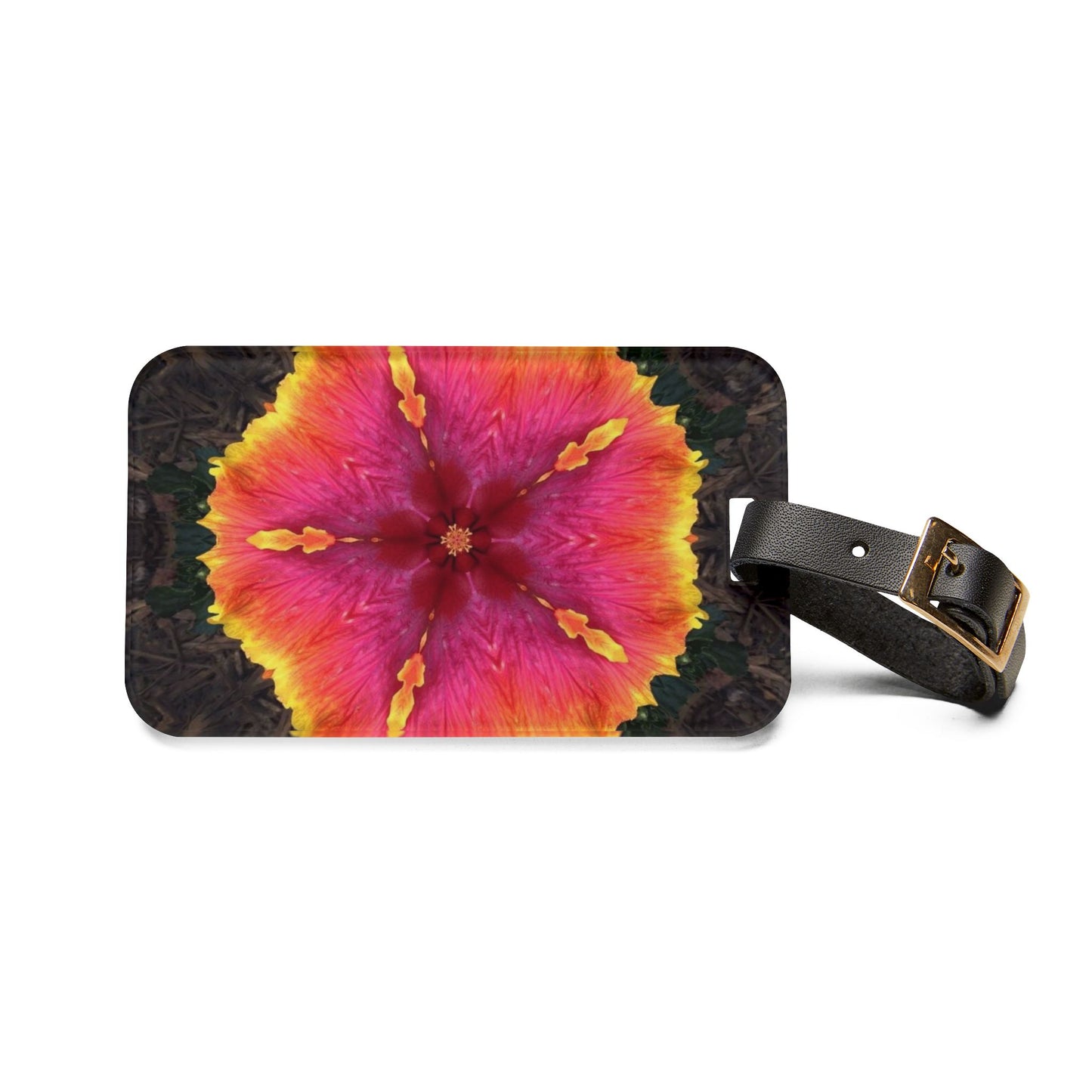 Luggage Tag - Hibiscus Kaleidoscope #1