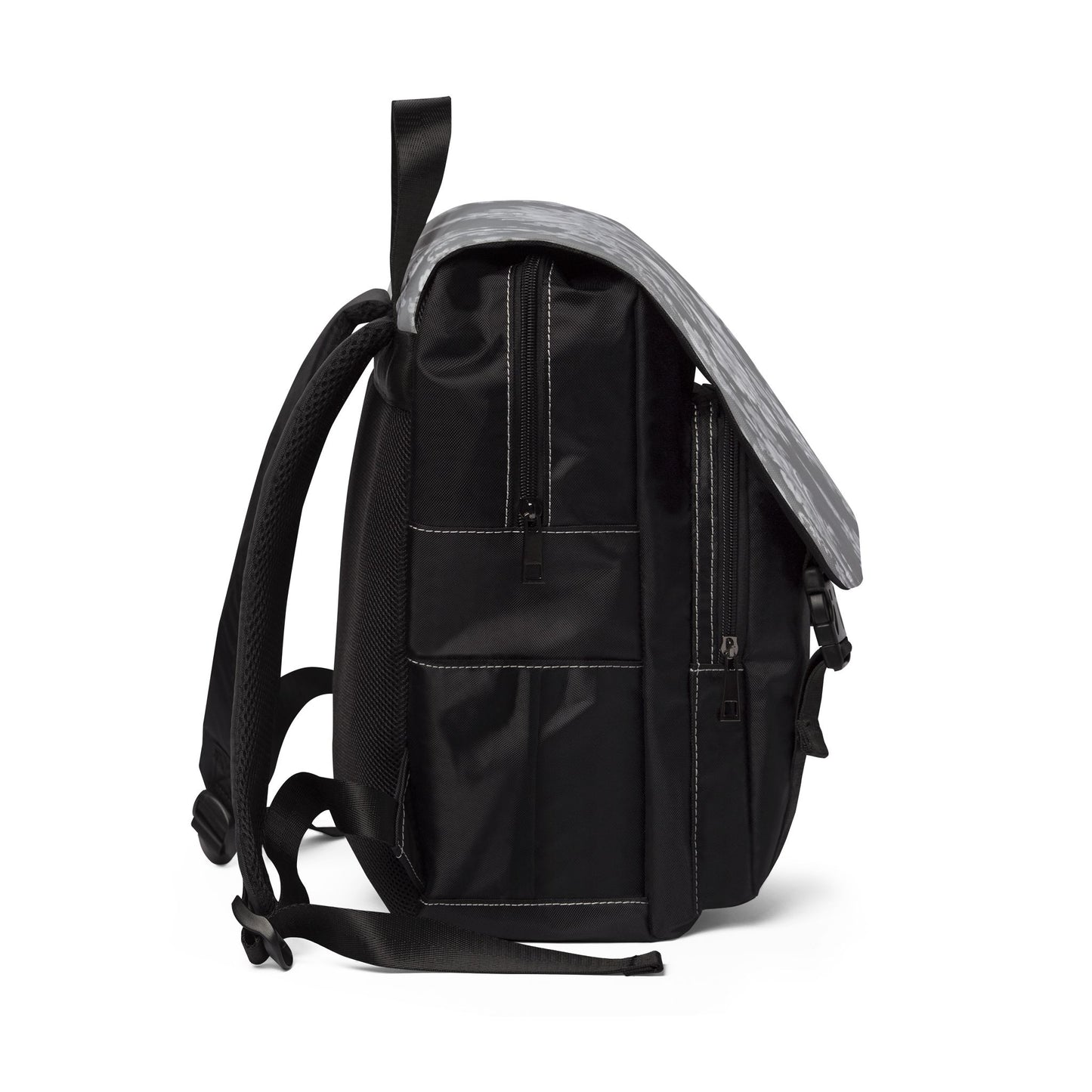 Tropical Casual Backpack - Perfect for Everyday Adventures / Pearl Lady Toile, Slate