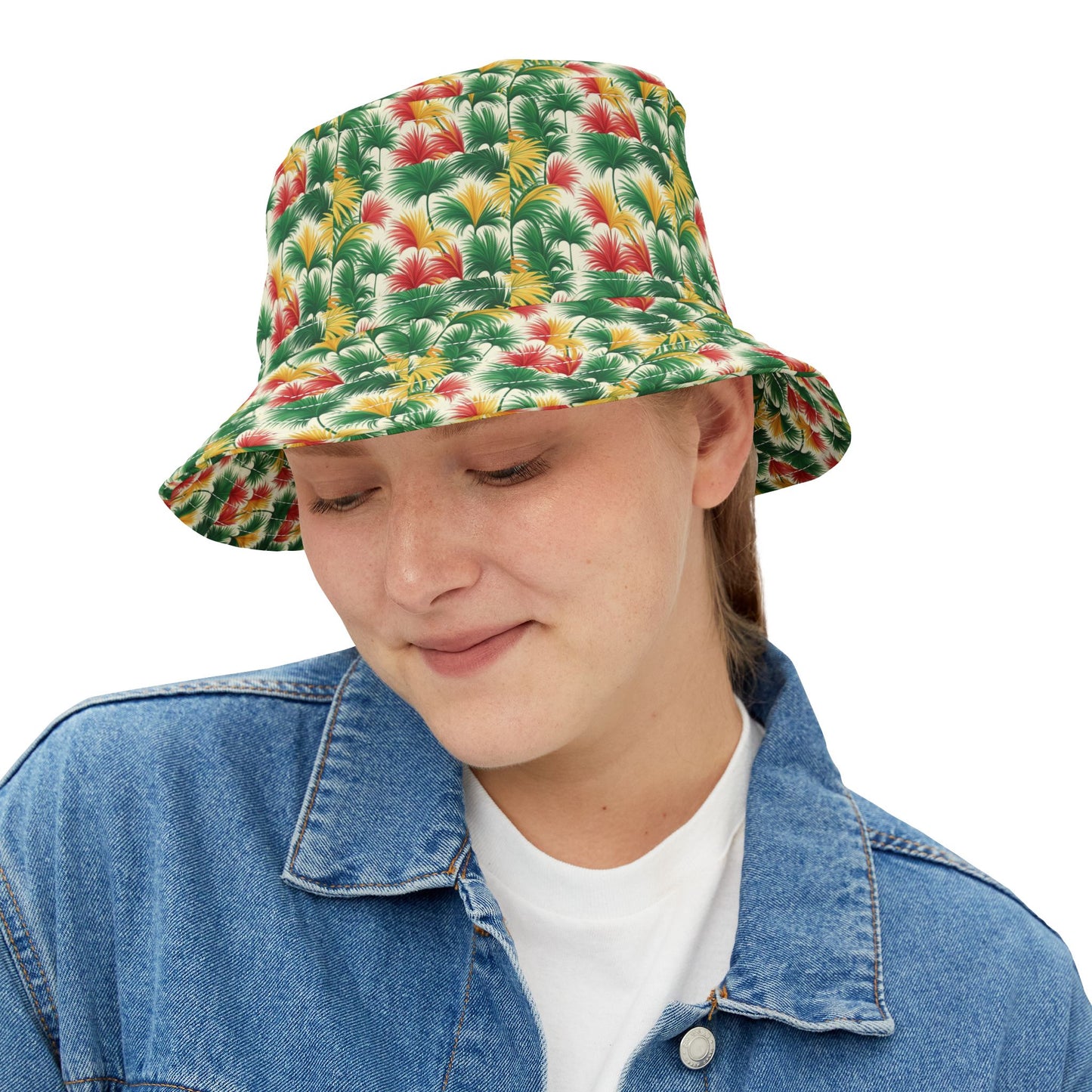 Tropical Polyester Bucket Hat, 2 Sizes - Summer Mood