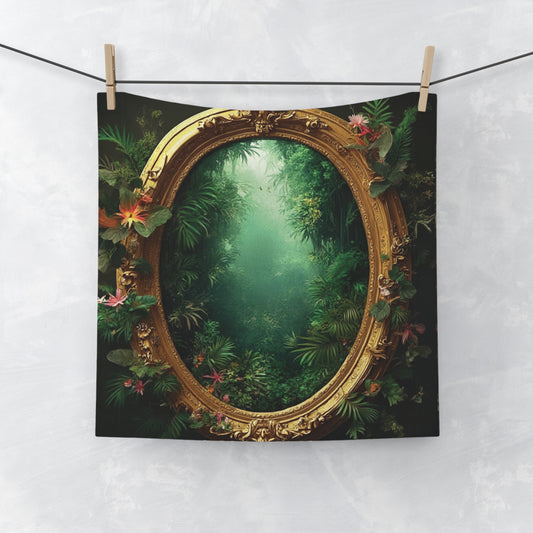 Face Towel - Golden Portal to Paradise