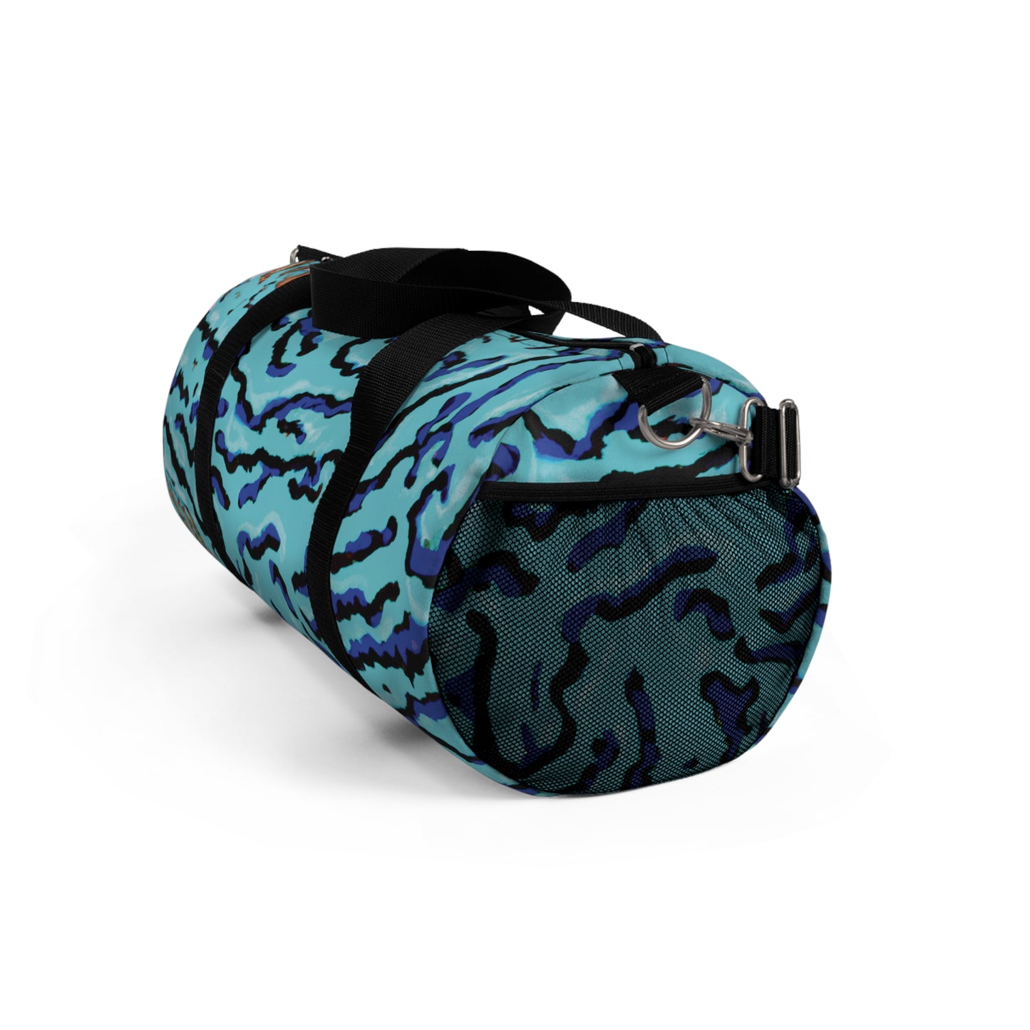 Tropical Duffel Bag - Perfect for Travel and Gym / Wild Coral, Turquoise