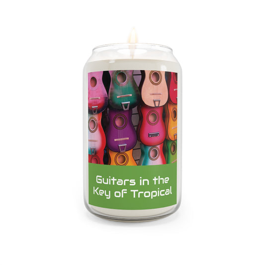 Scented Candle, 13.75oz - Guitars in the Key of Tropical