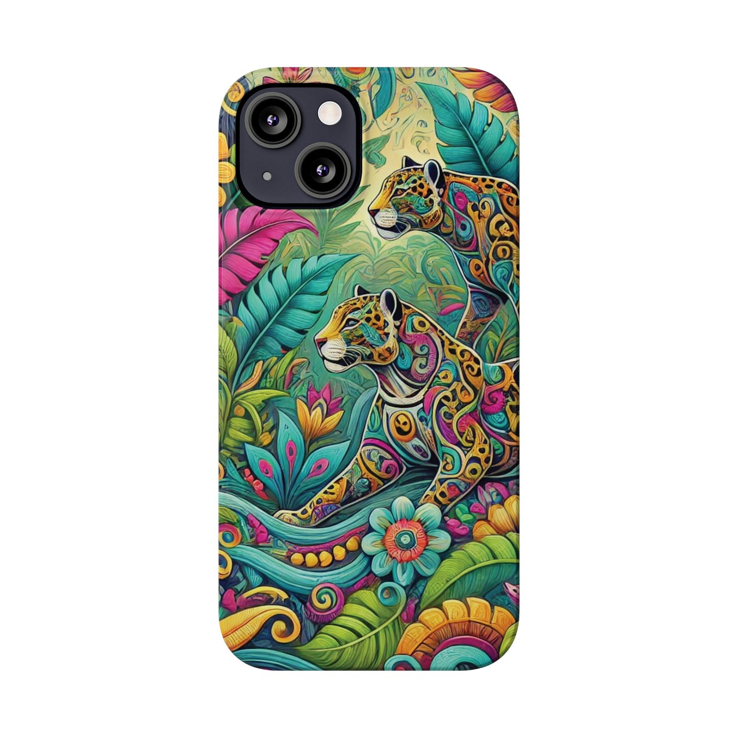 Slim Phone Cases - Jaguar Pop