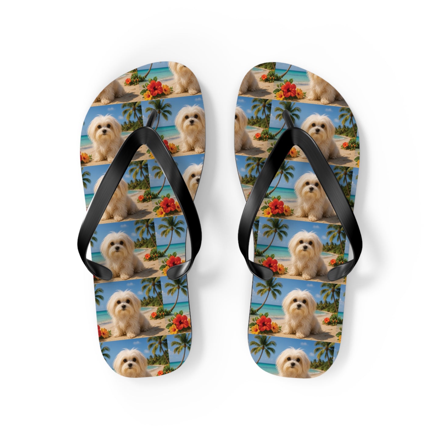 Flip Flops - Puppy Ariel