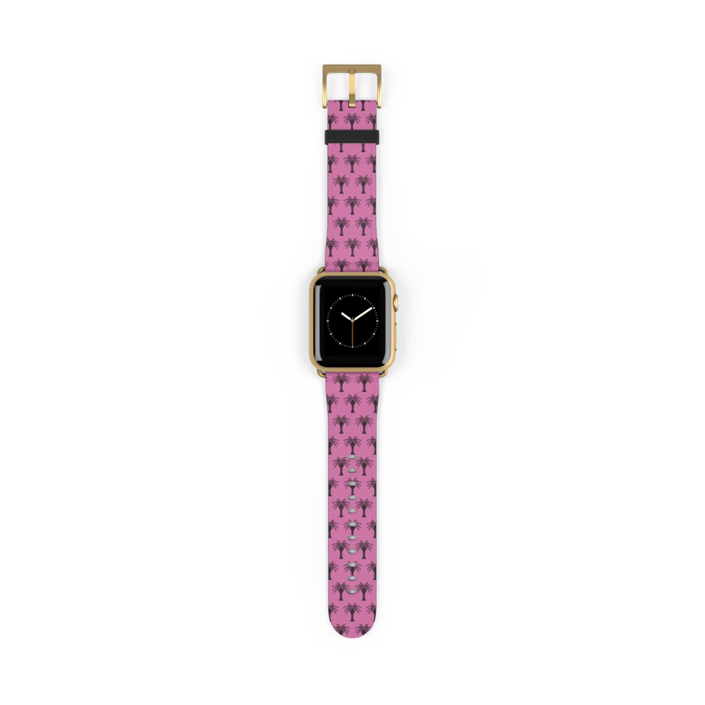 Watch Band - Art Deco Palm, Repeat Light Pink