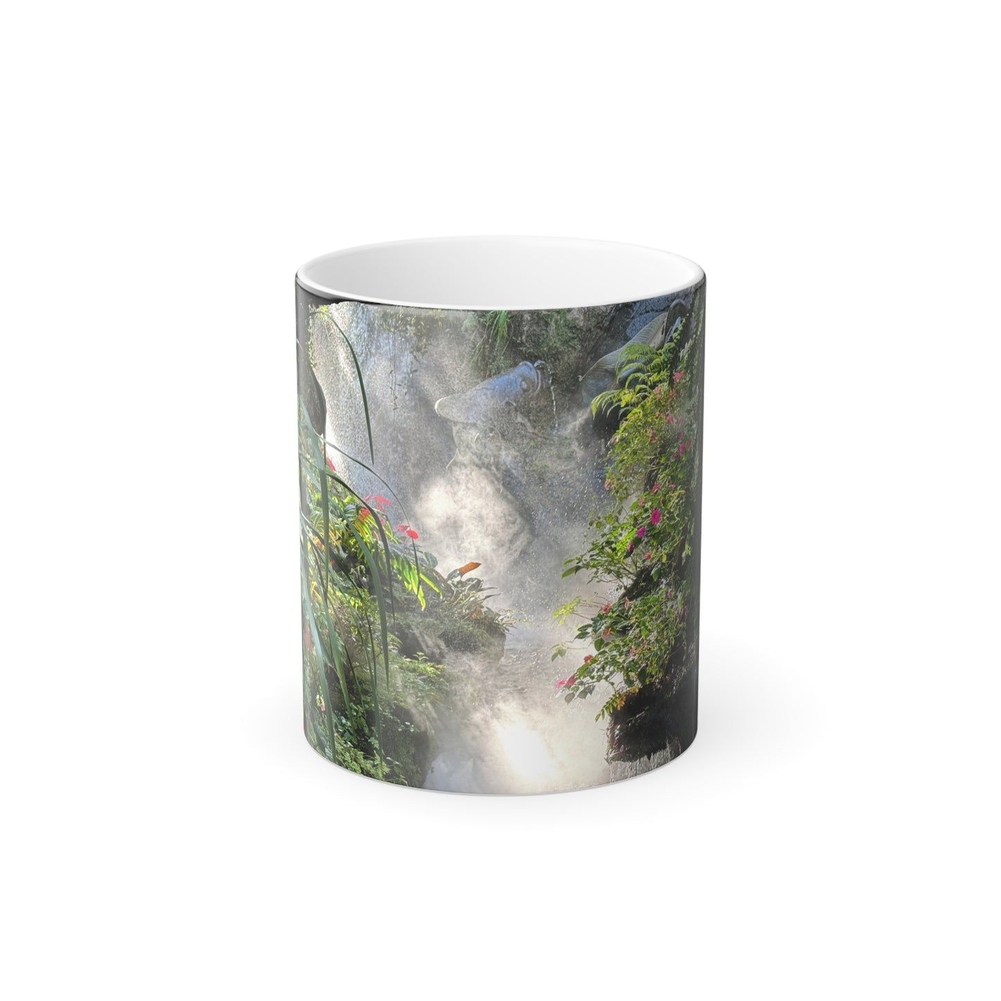 Color Morphing Mug, 11oz, Misty Rainforest River