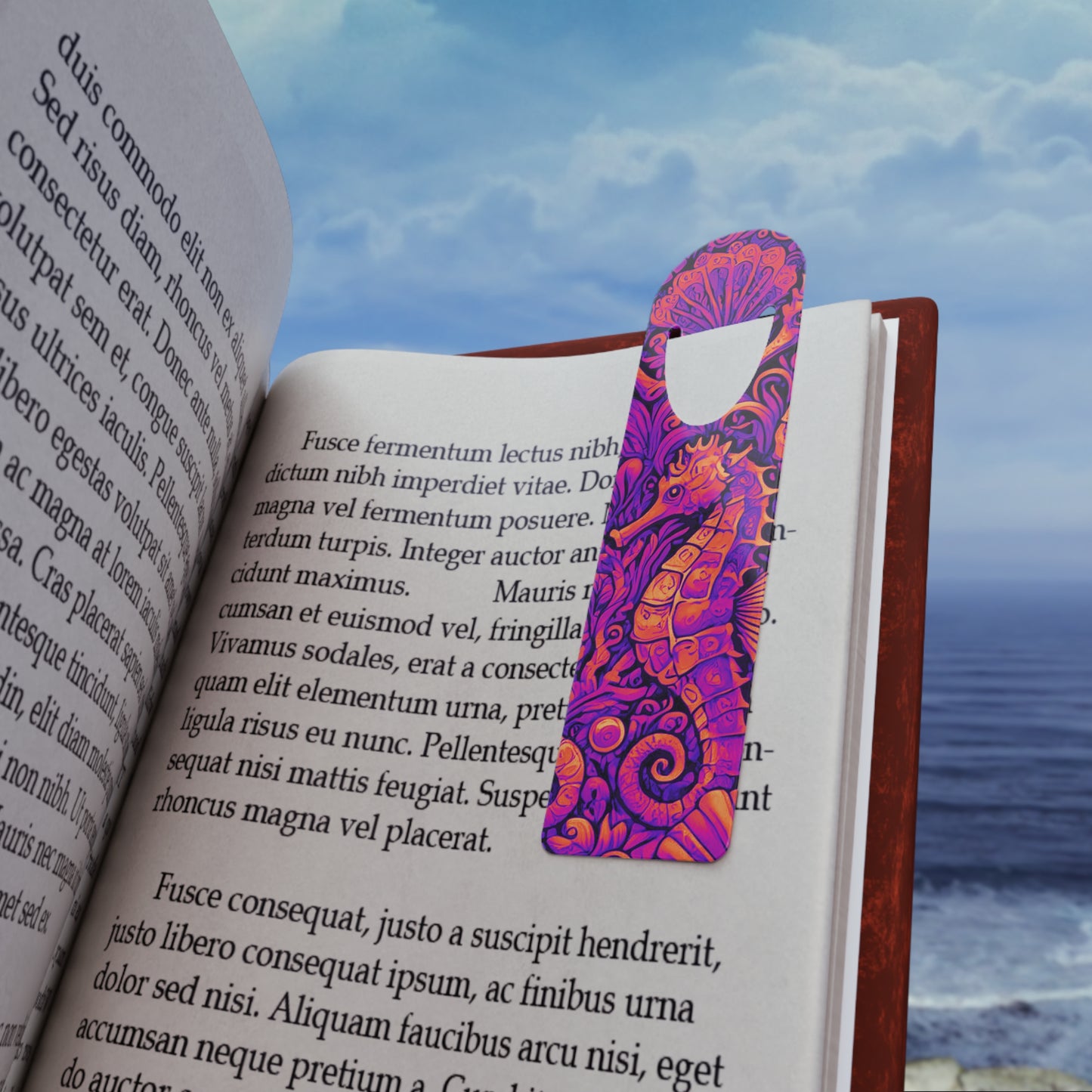 Bookmark - Aluminum, Sally the Seahorse / Heatwave