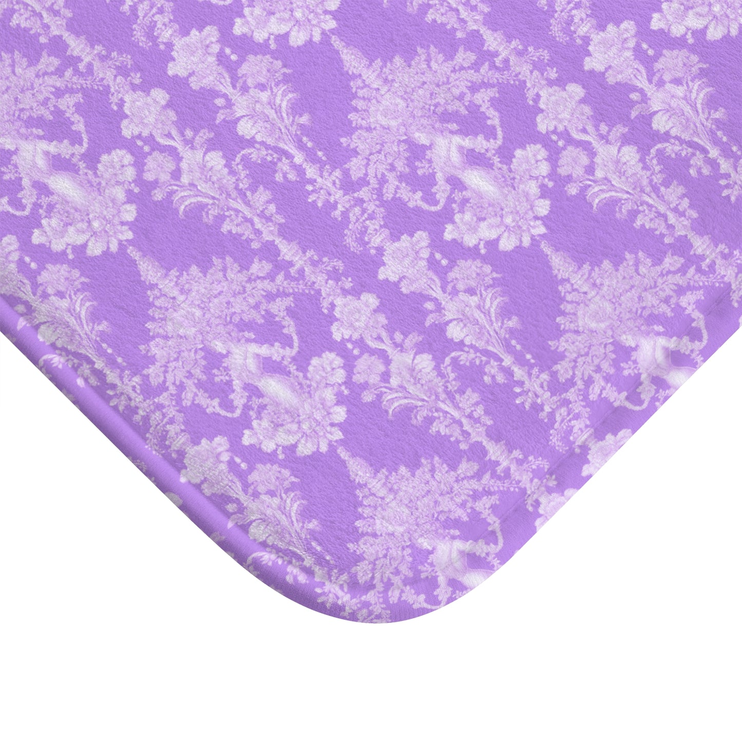 Pearl Lady Pearl/Lavender Bath Mat, 2 Sizes - Tropical Vibes for Home Decor