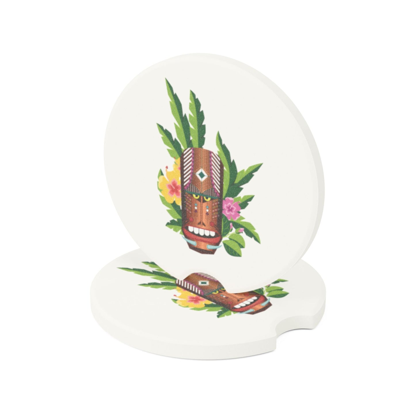 Soapstone Car Coaster - Tiki Boss Loika