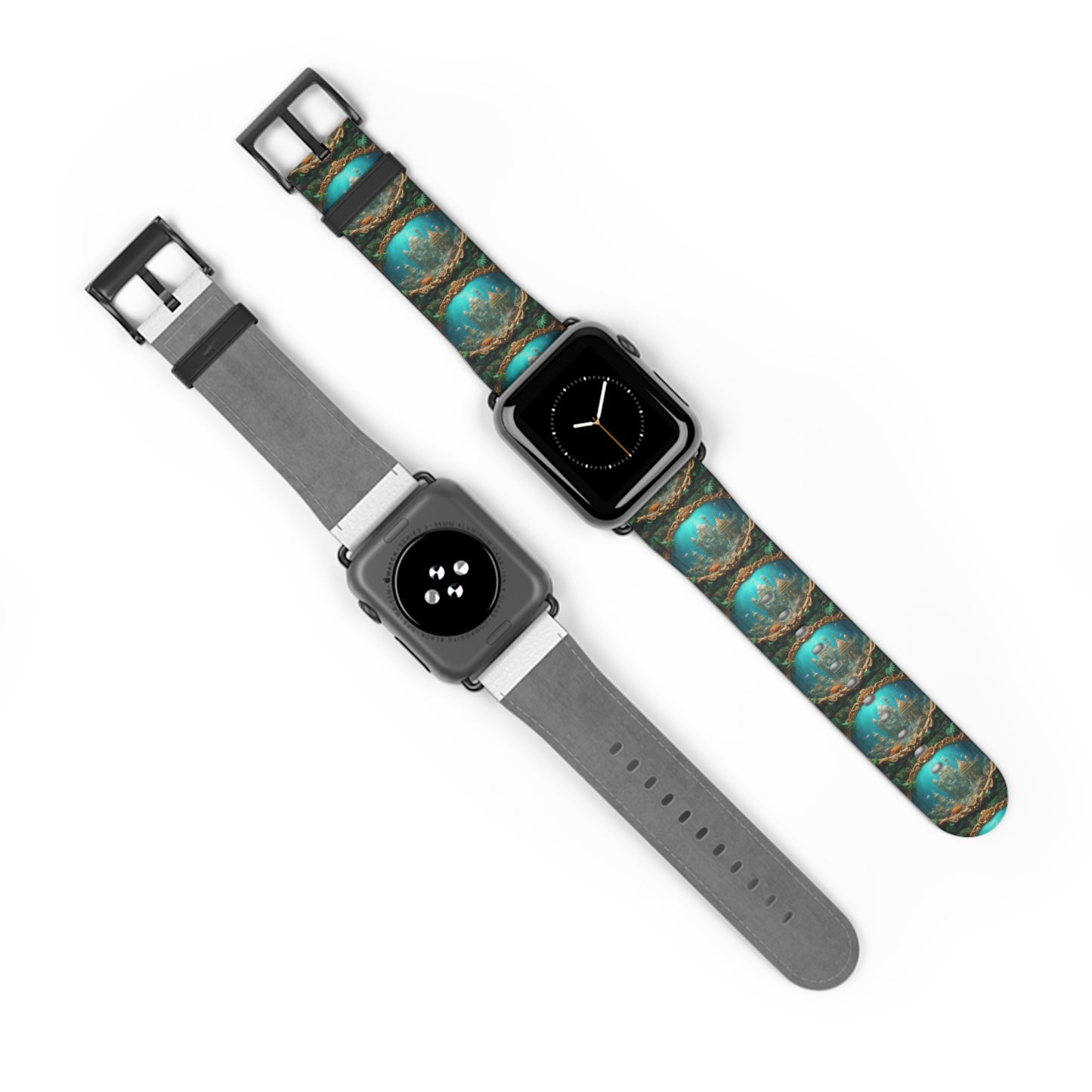Apple Watch Band - Mermaid Palace, Aegean Sea, Vertical