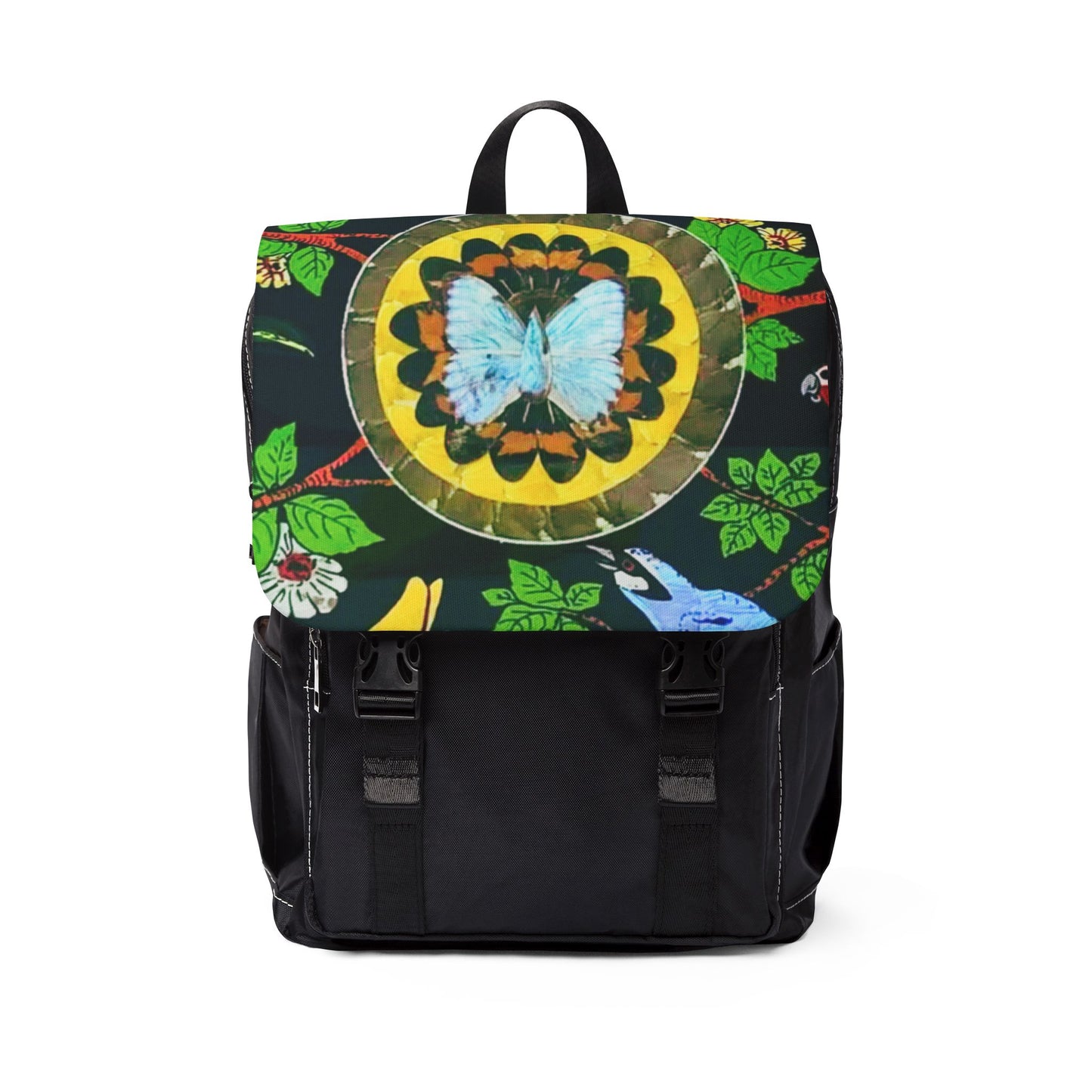Parrots & Butterfly/Real Wings Casual Backpack - Perfect for Everyday Adventures