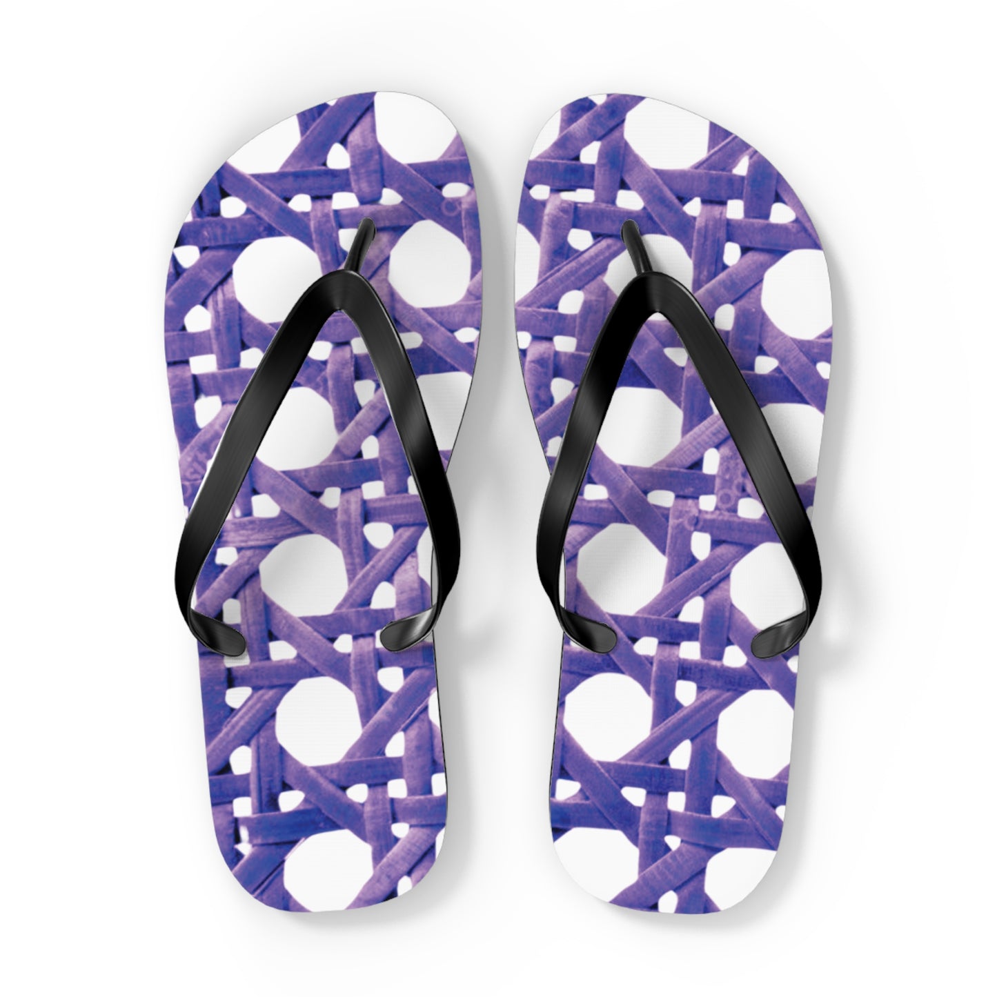 Flip Flops - Beach Chair Wicker, Amethyst