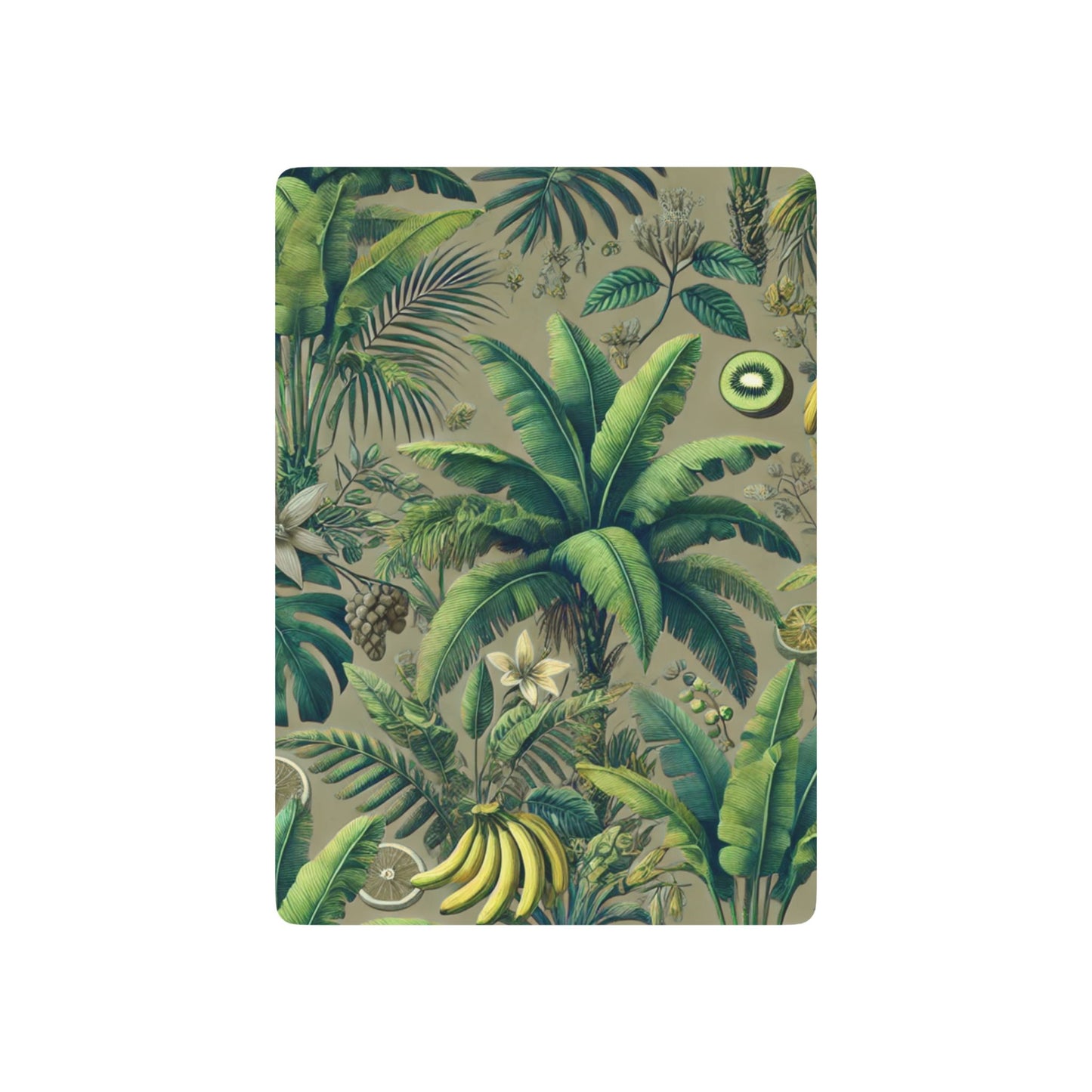 Poker Playing Cards - More Tropical Fruit, Taupe