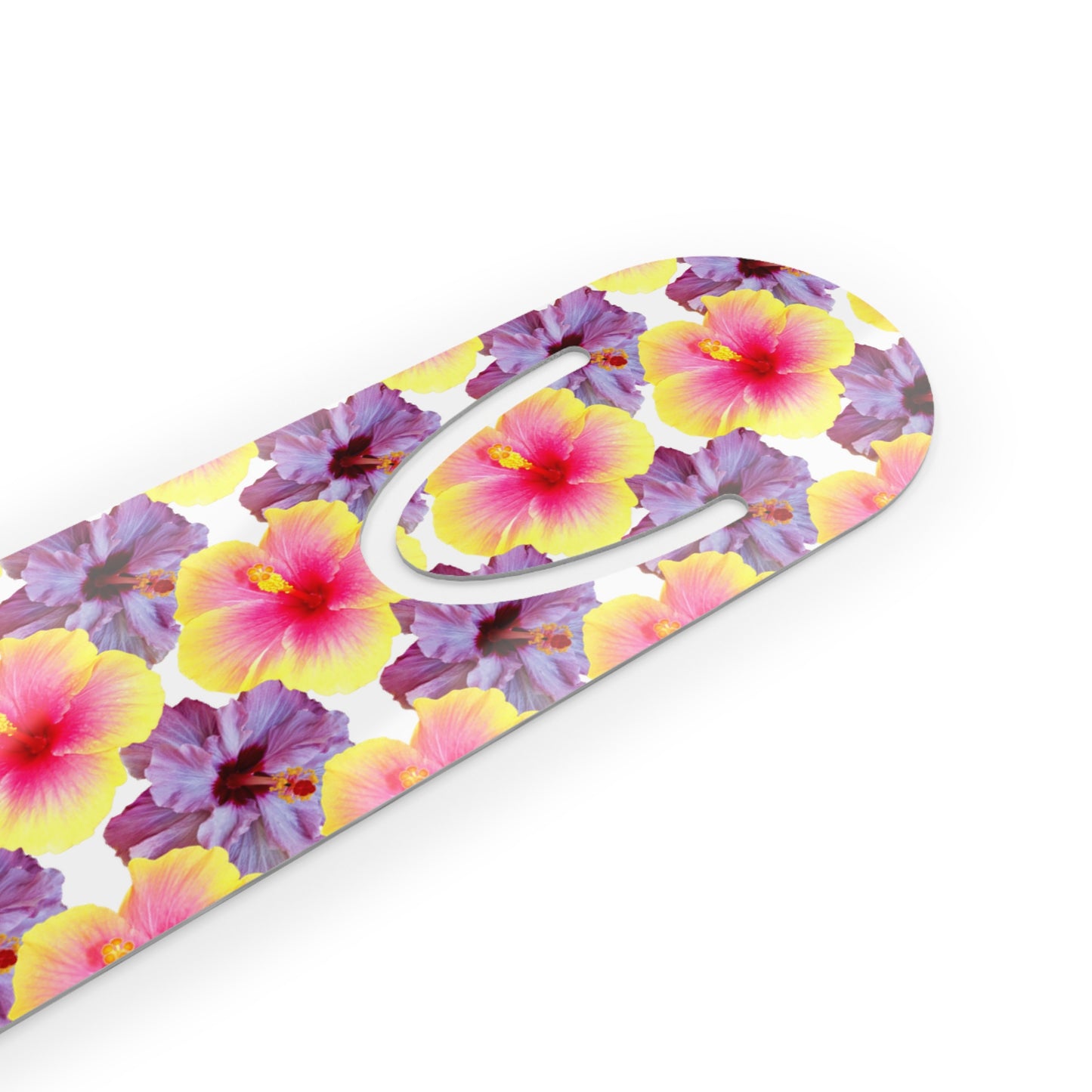 Bookmark - Aluminum, Hibiscus Flowers