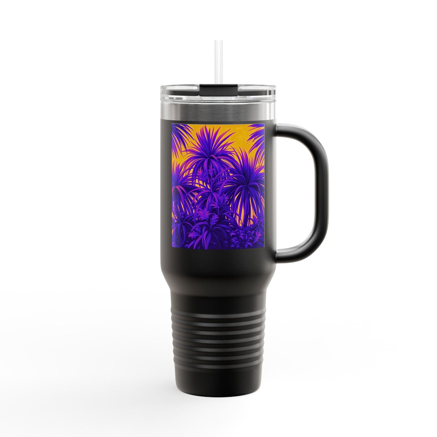 Tiny Palm Island/Palm Insulated Travel Mug - 40oz - Perfect for Outdoor Adventures