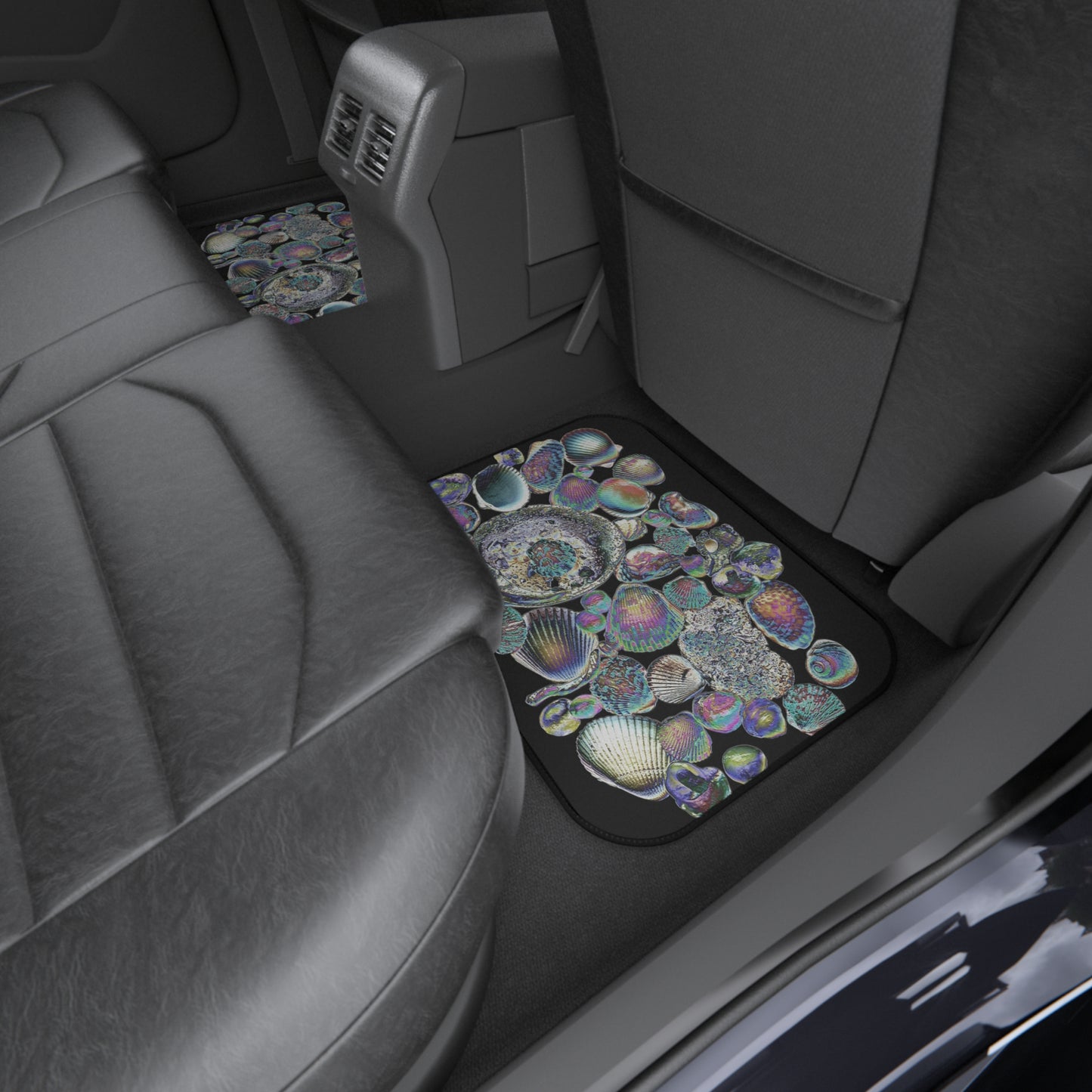 Heatwave Seashell Collection Car Floor Mats - SET of 4, Front and Back