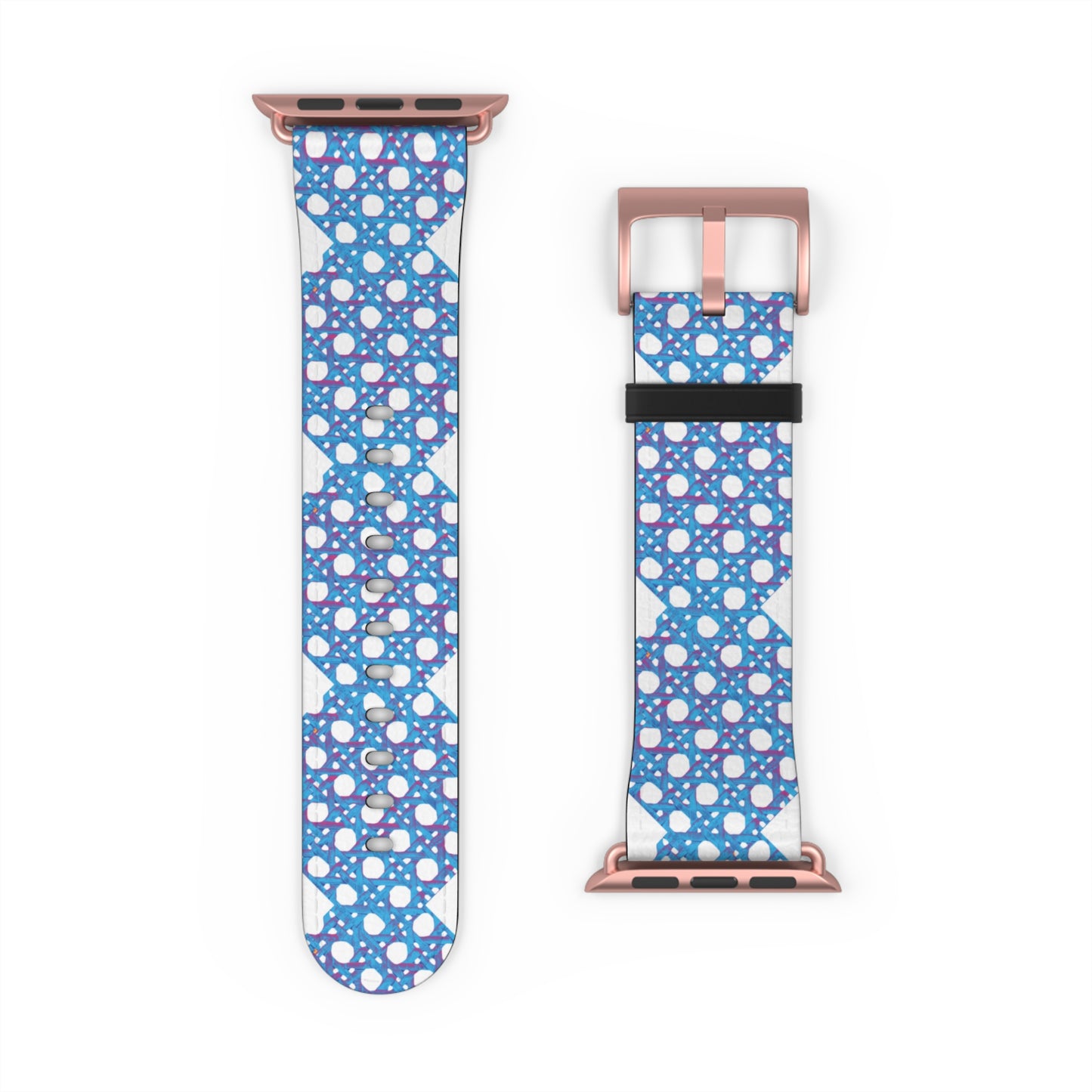 Apple Watch Band - Turquoise Beach Chair Wicker