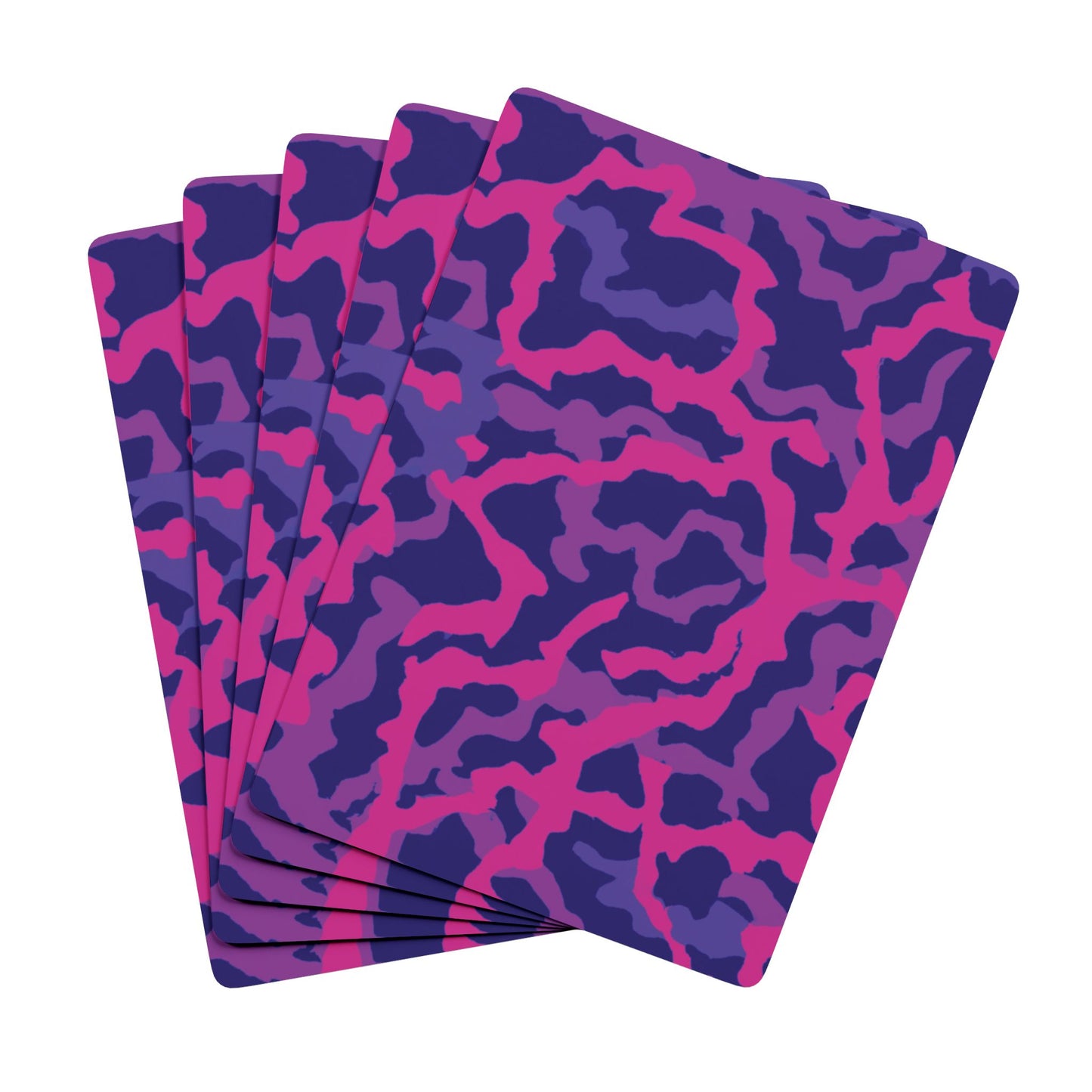Poker Playing Cards - Coral Threads/Heatwave