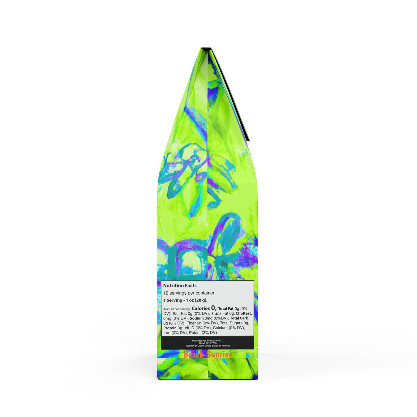 Beach Sunrise Blend™ (Light Roast) Specialty Grade Craft Coffee / Tropical Doodles, Lime