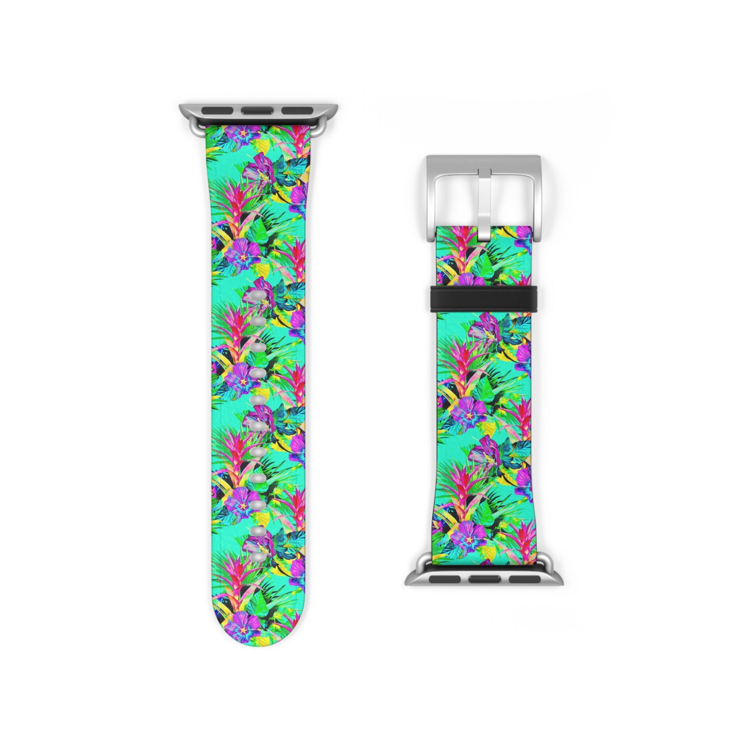 Apple Watch Band - Plant Palooza, turquoise