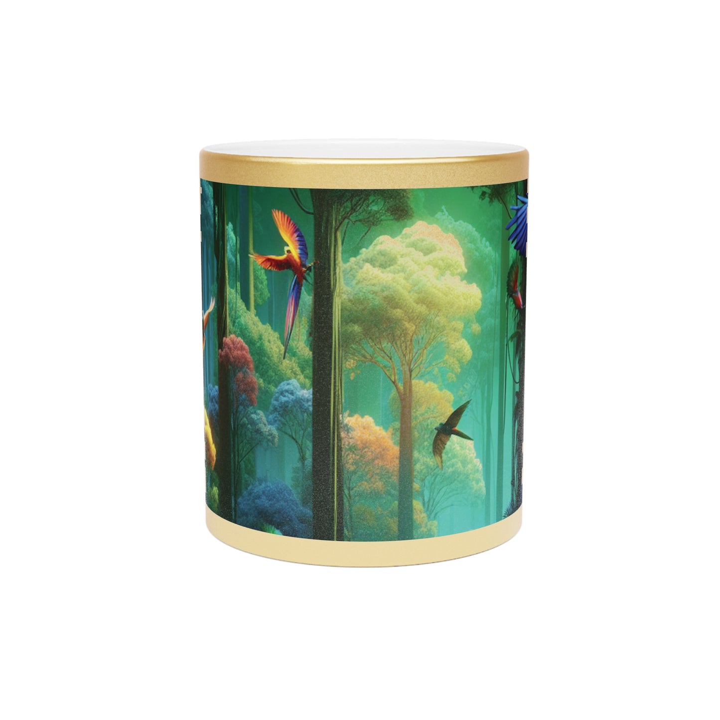 Tropical Metallic Mug, Gold or Silver - Flight School