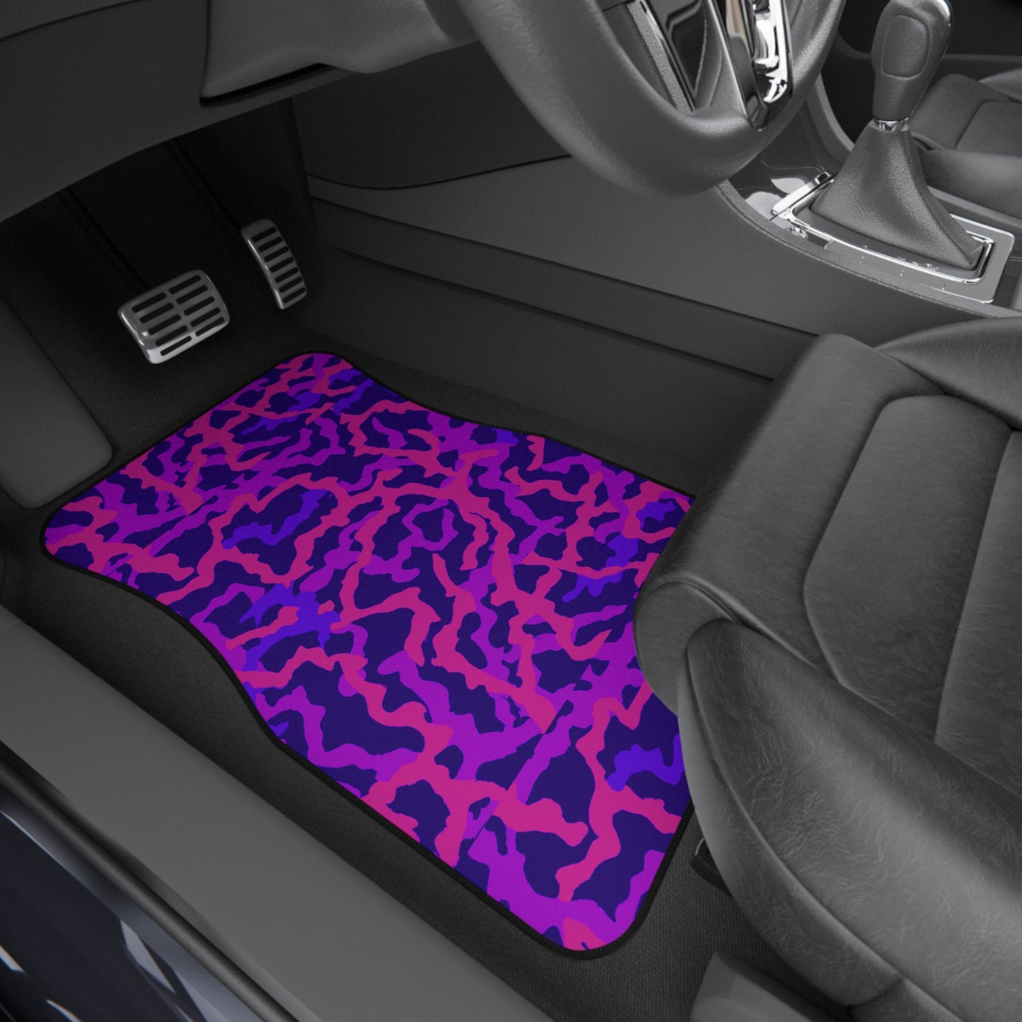 Tropical Coral Threads/Heatwave Front Car Mats - SET of 2