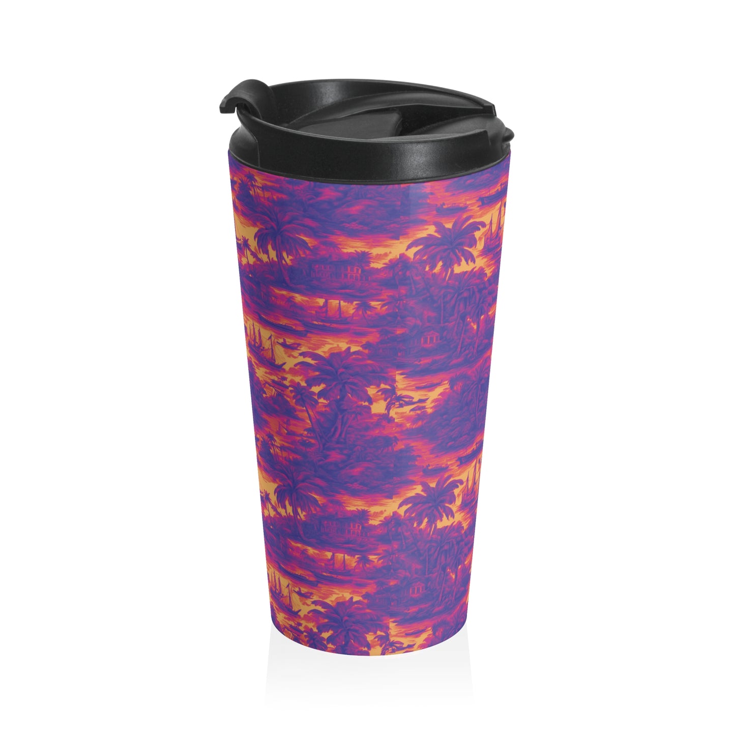 15 oz. Stainless Steel Travel Mug / Tropical Voyage Heatwave