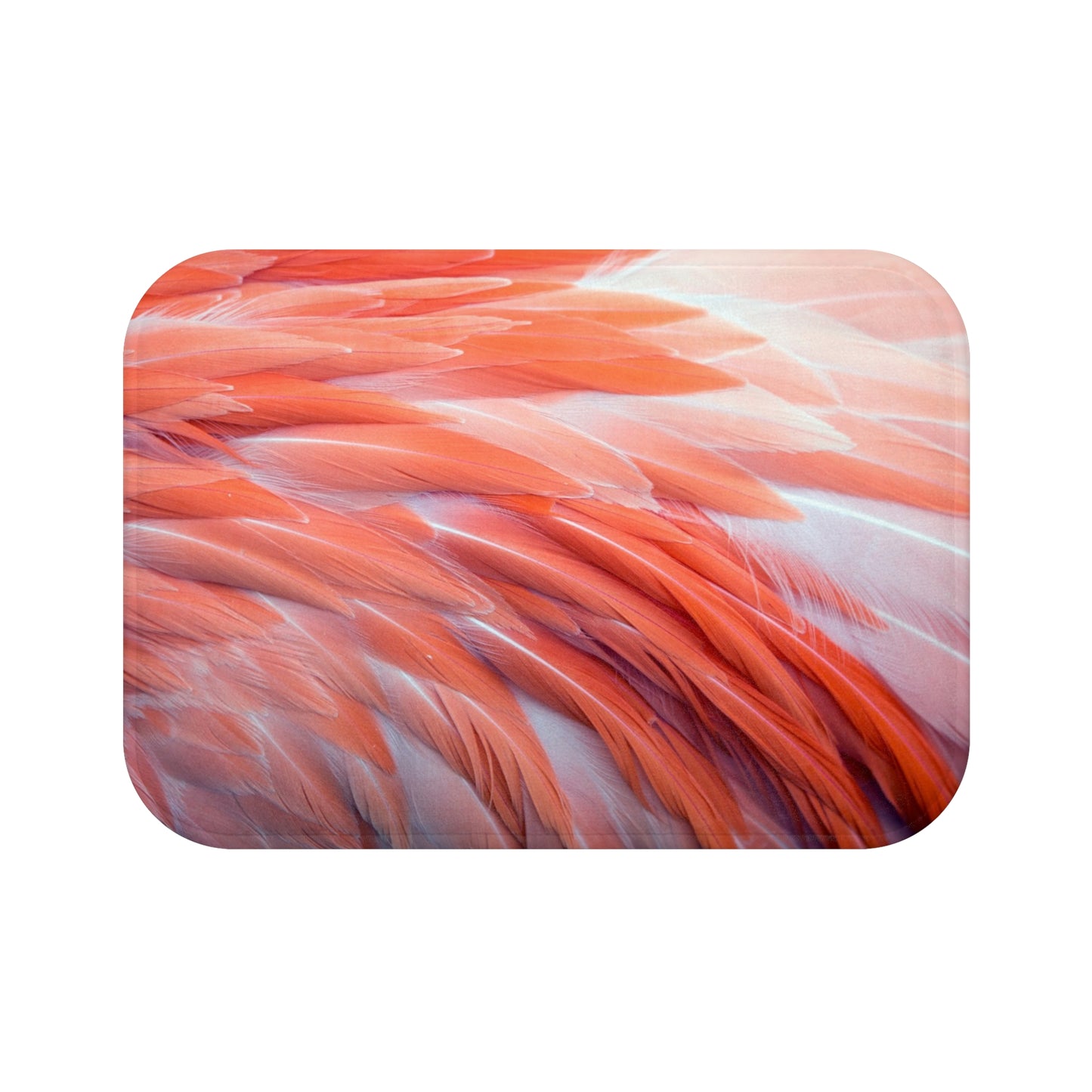 Flamingo Feather Bath Mat - Tropical Vibes for Home Decor