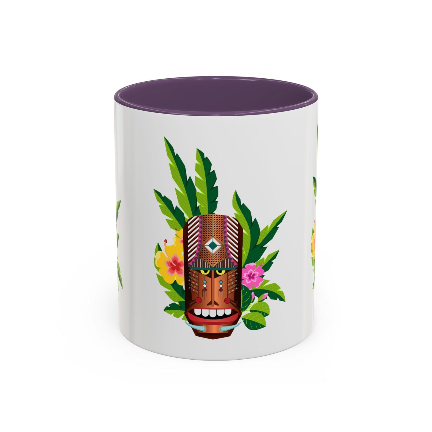 Accent Coffee Mug (11, 15oz), 8 Colors - Tiki Boss Loika