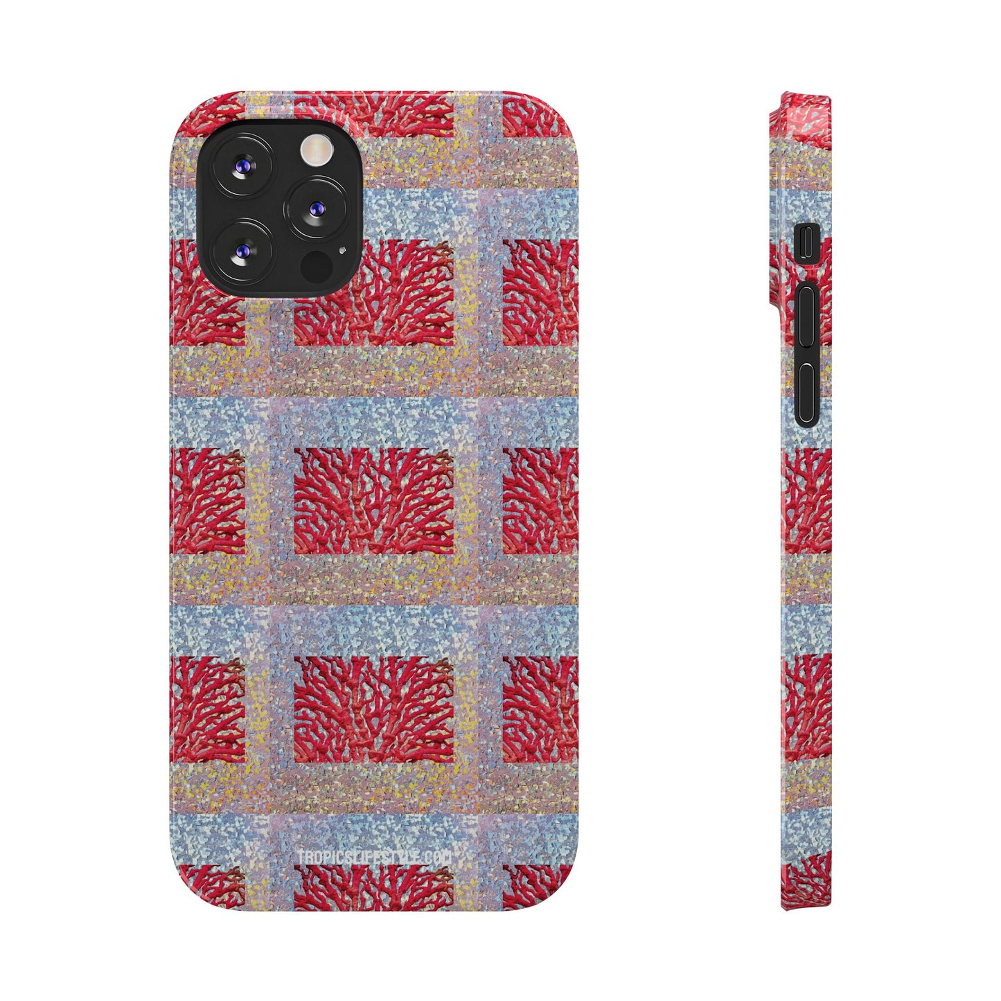 Slim Phone Cases - Disco Red Coral