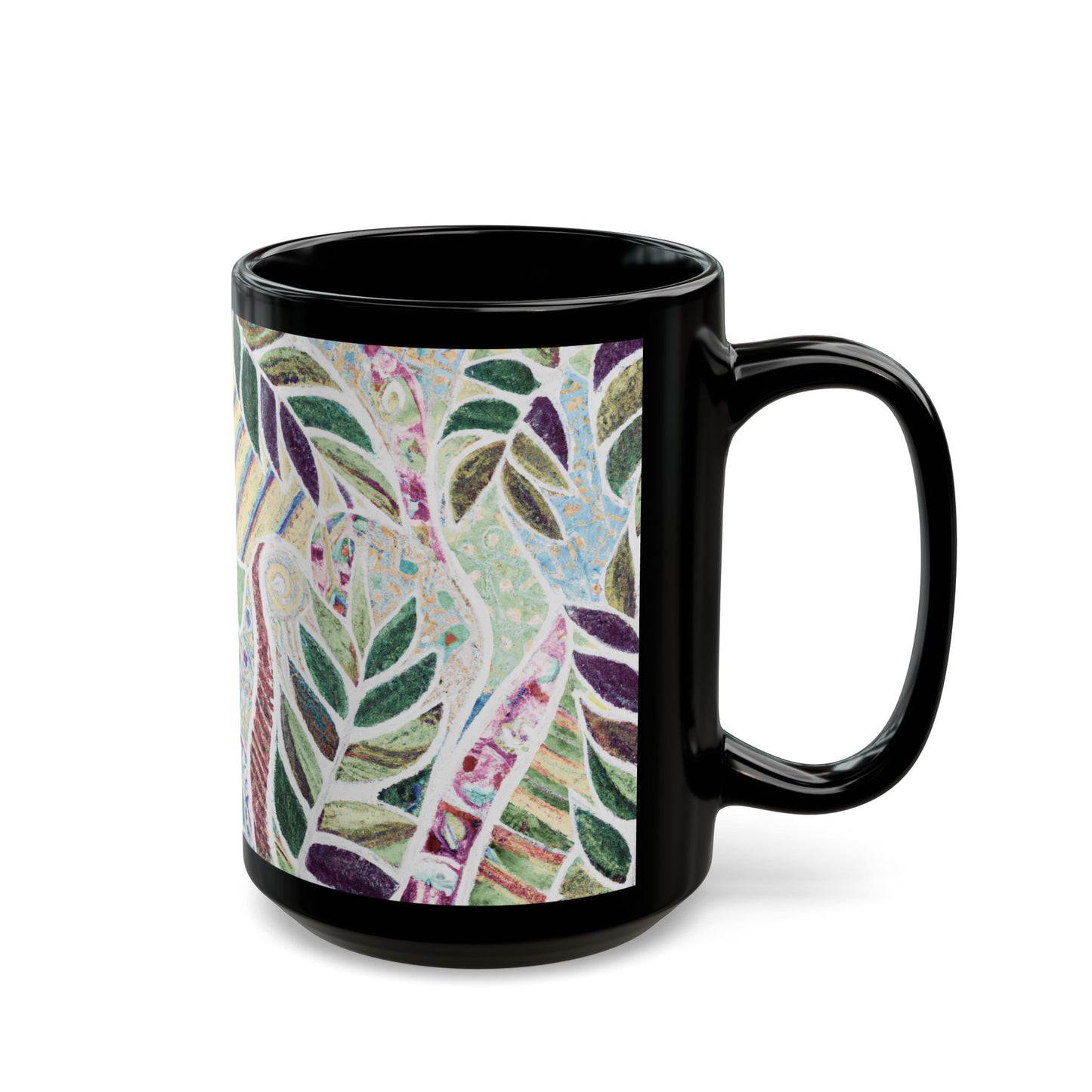 Black Coffee Mug - Amazon Whimsy, Vintage
