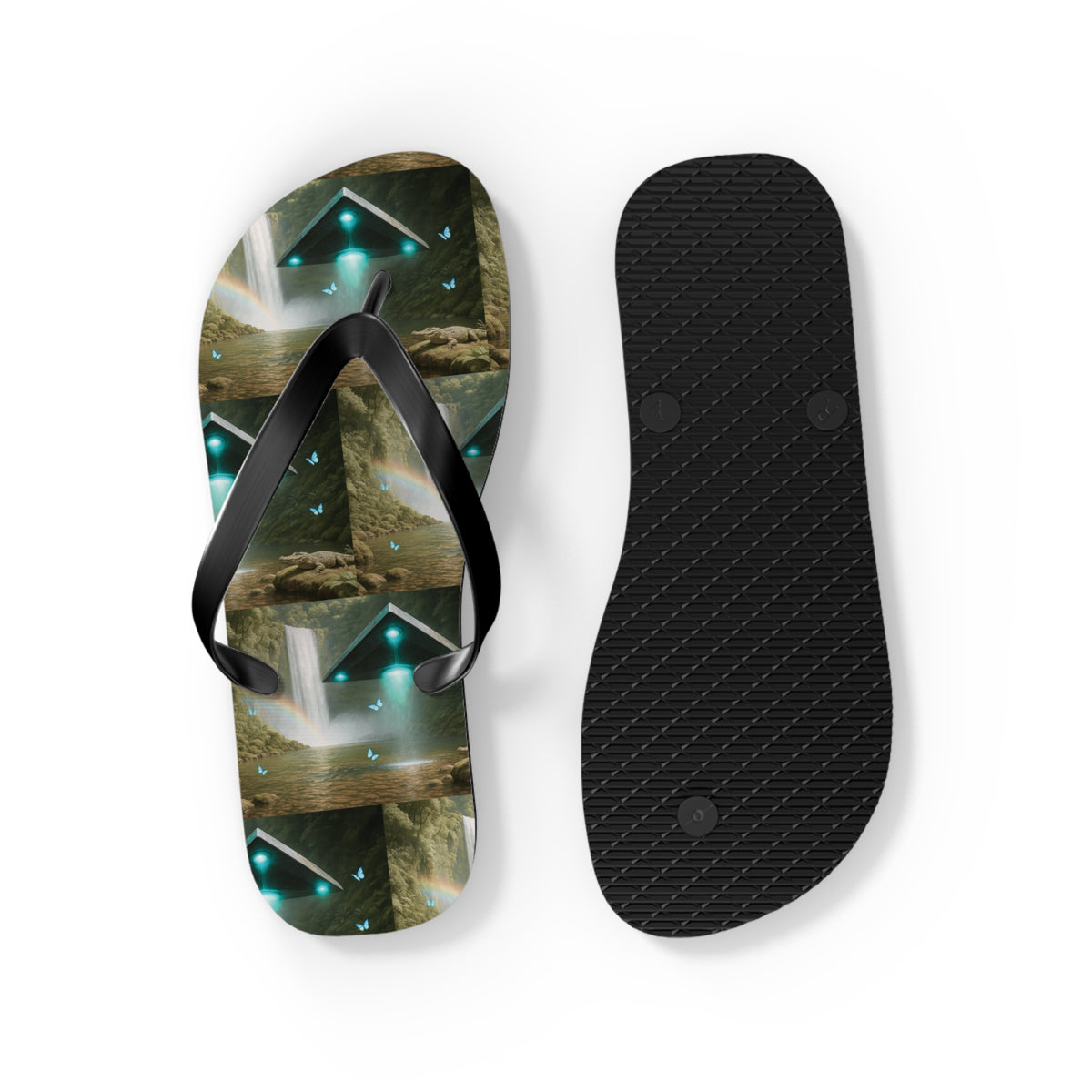 Flip Flops - UFO and Waterfall