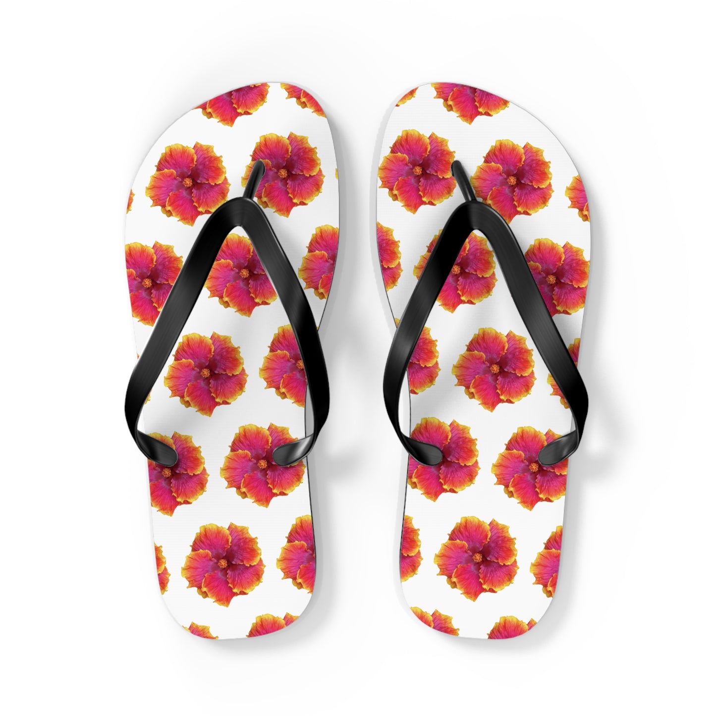 Flip Flops - Sunset Hibiscus